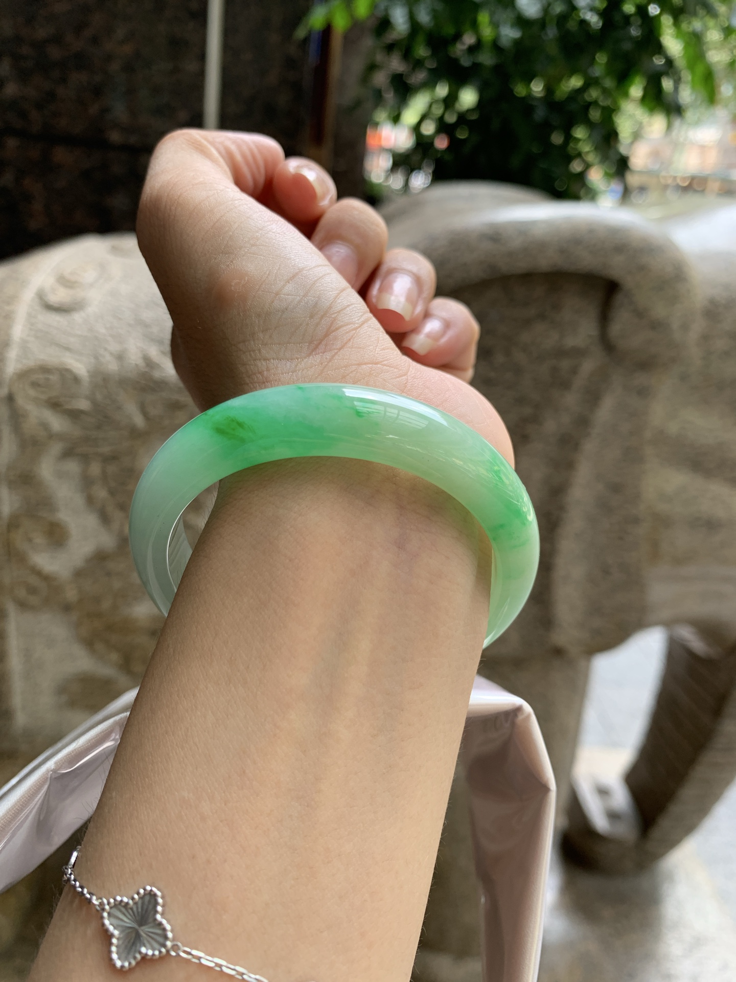 白底青正圈,0829-HN1455,打灯棉线