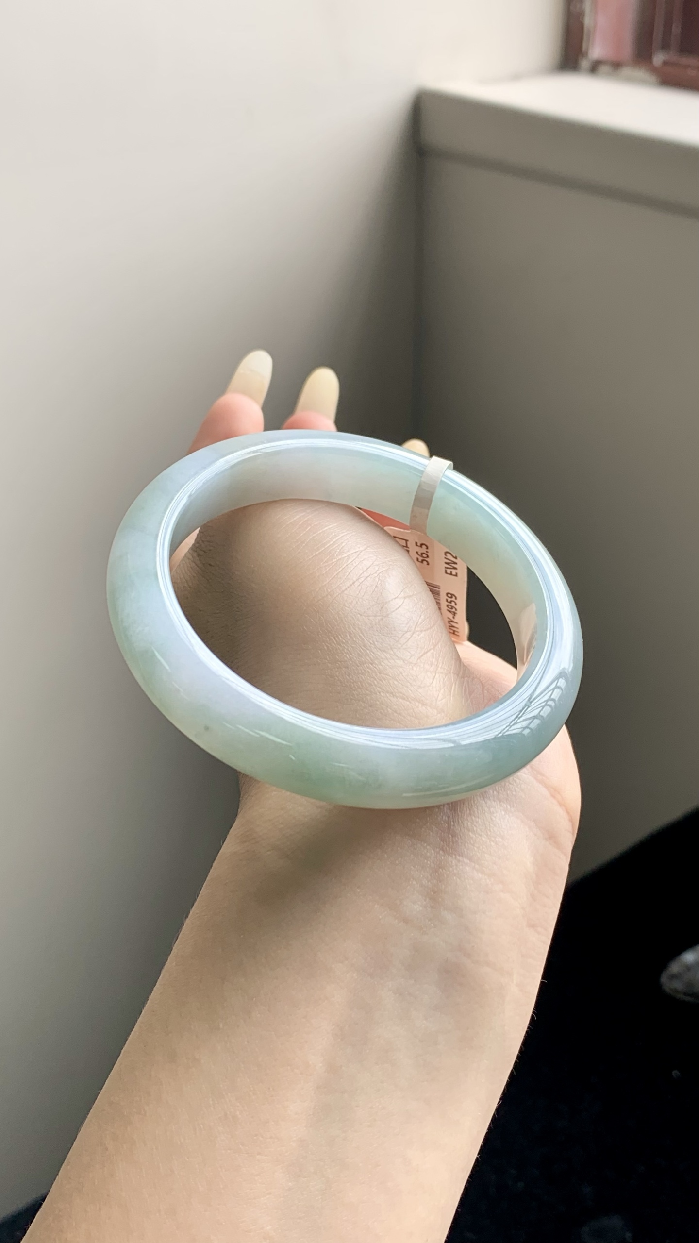 晴底飘花正圈成品,HYY-4959,尺寸：56.5-11.5-8.5