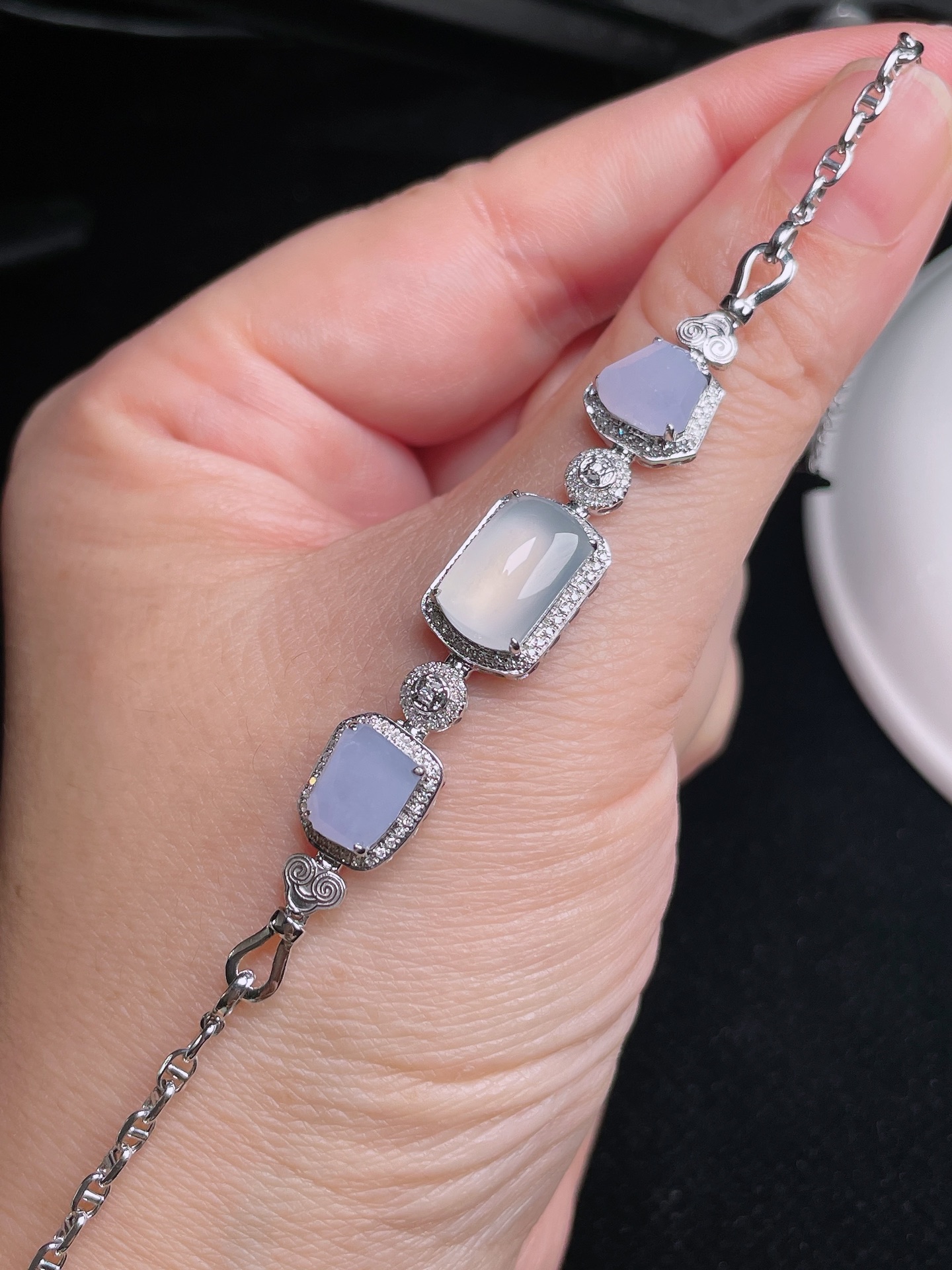 ️ 双彩手链 起光通透 色泽如图 整体：13.5/9.5/6.8