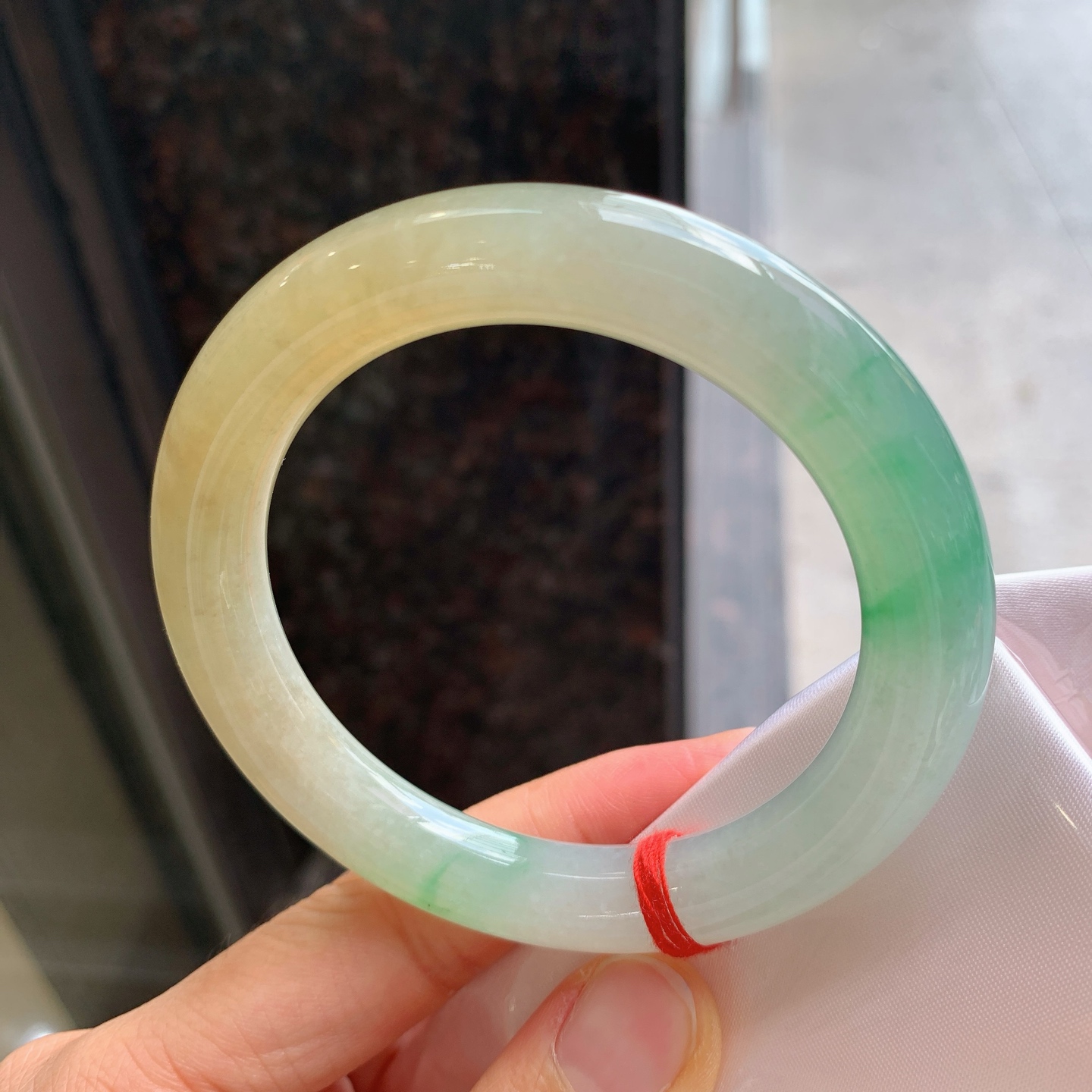 圆条双彩 无裂 特色料子