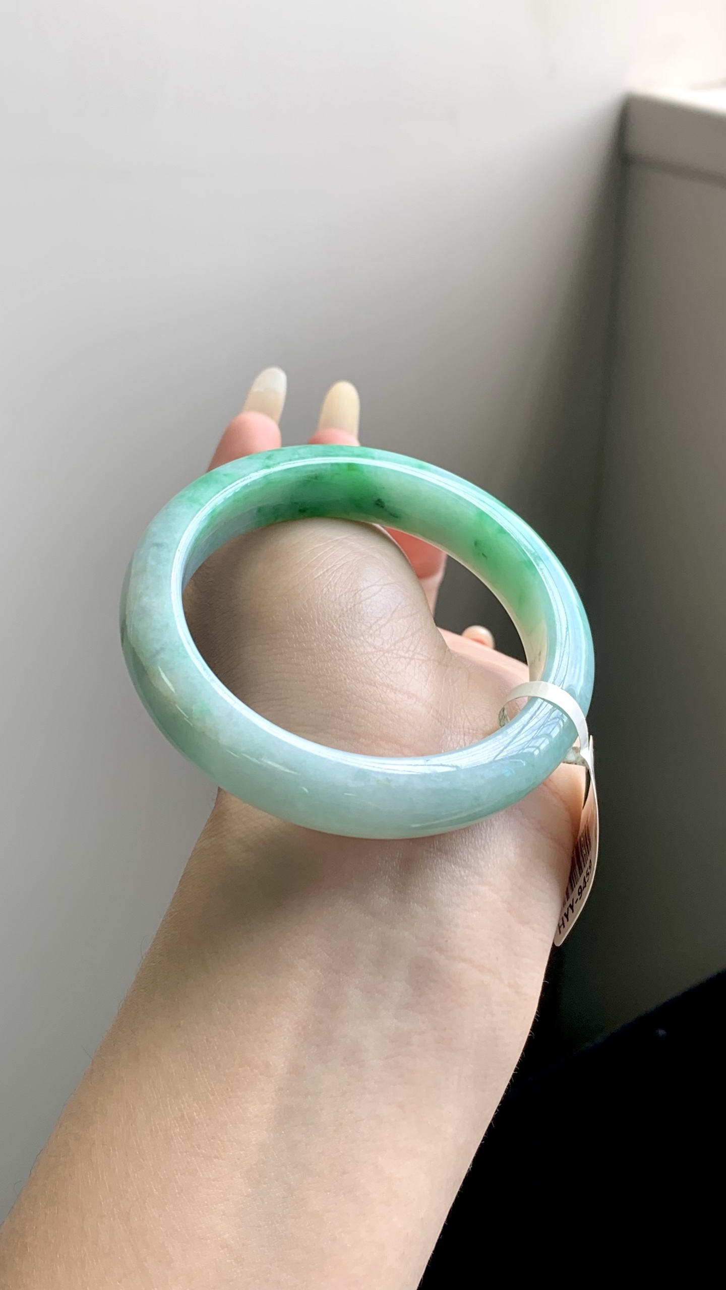 辣绿飘花正圈成品,HYY-9459,尺寸：52.5-12-8