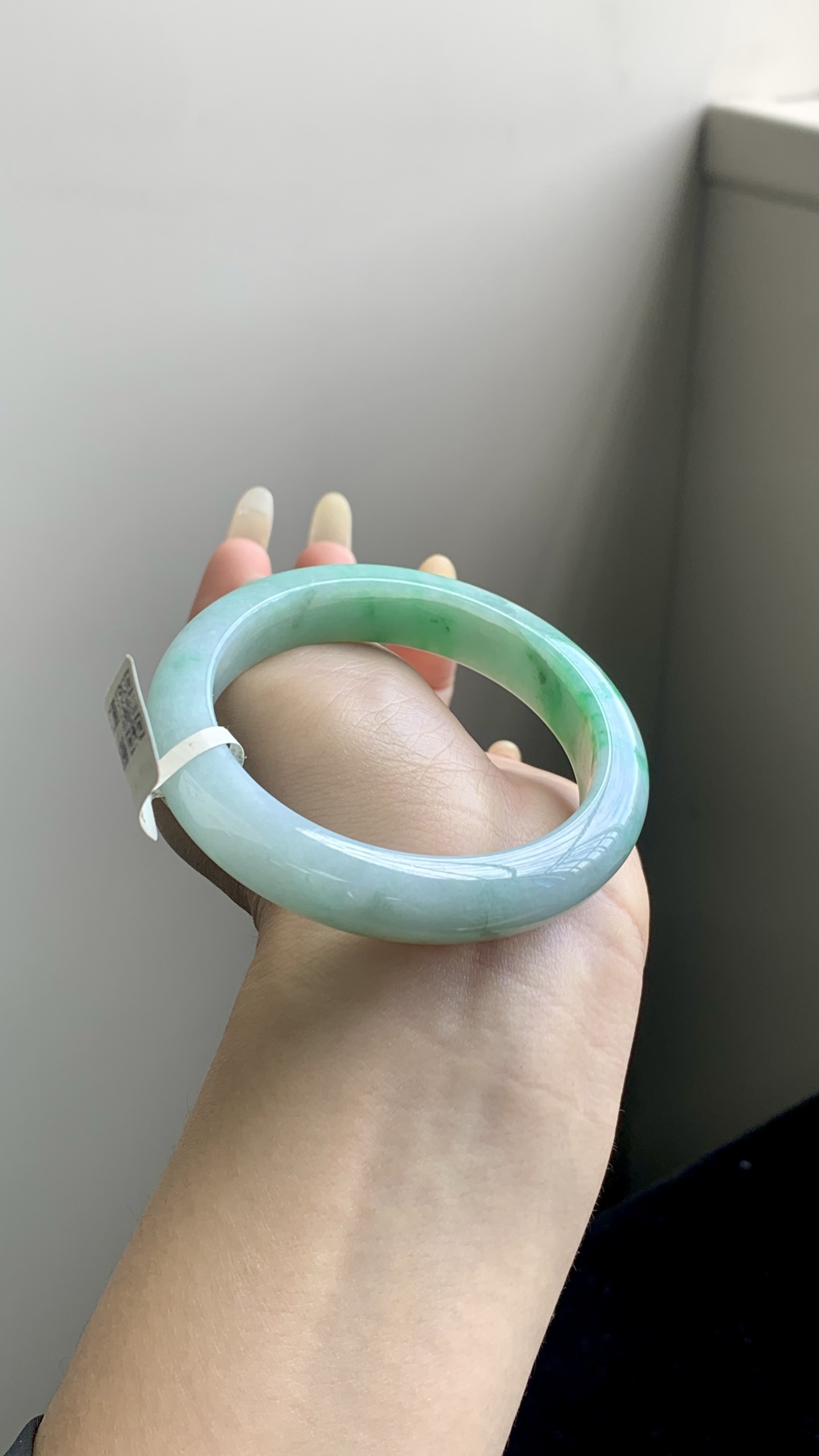 辣绿飘花正圈成品,HYY-9459,尺寸：52.5-12-8