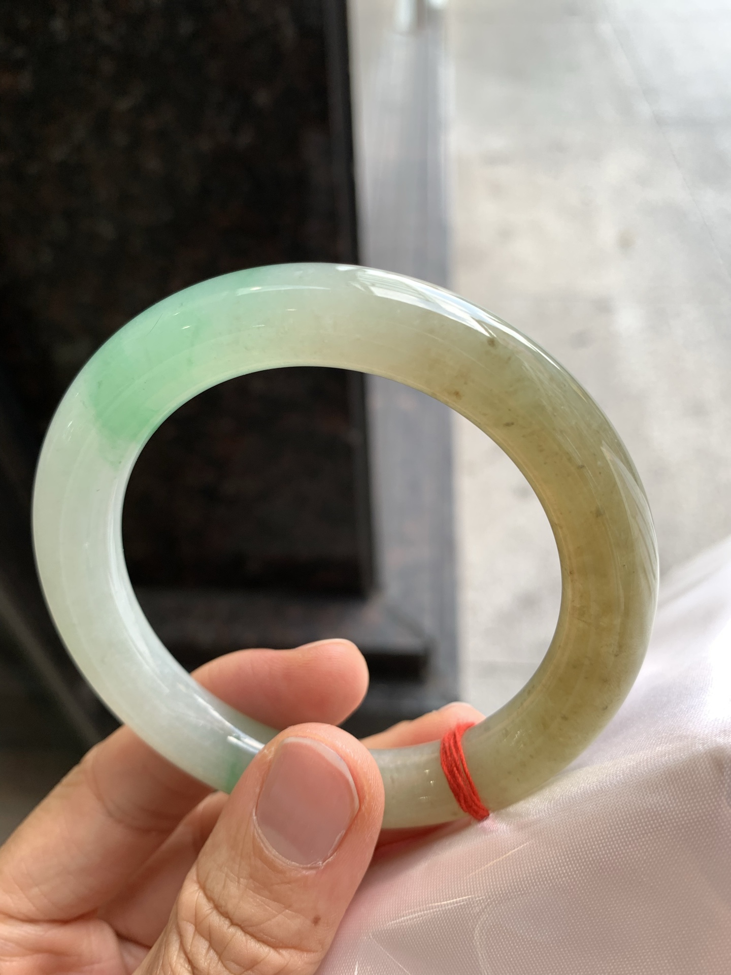 圆条双彩 无裂 特色料子