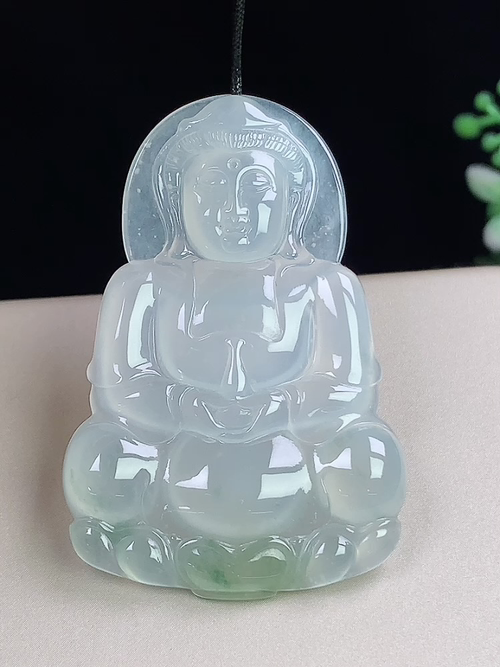 冰飘花观音，无裂，尺寸48.9*32.1*4.8mm，D31ayd