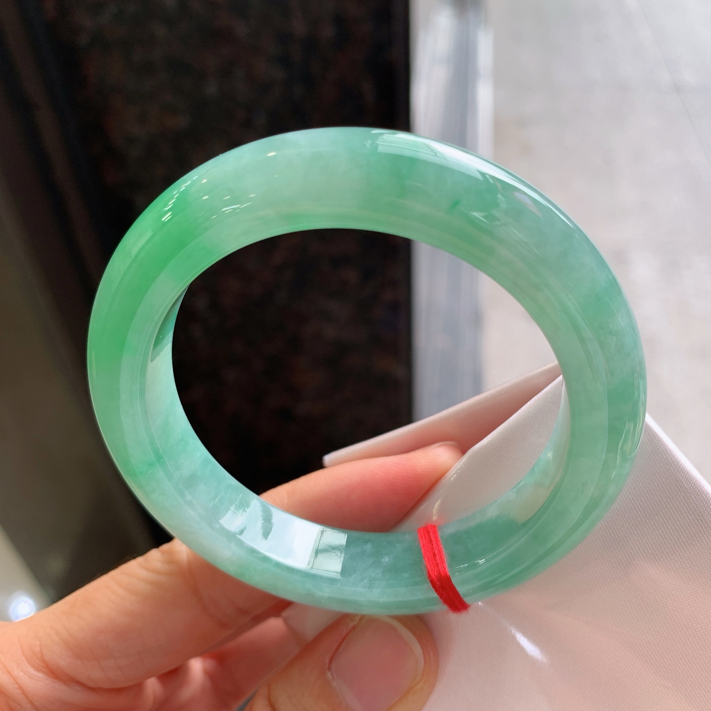正圈飘绿 无裂 版型好