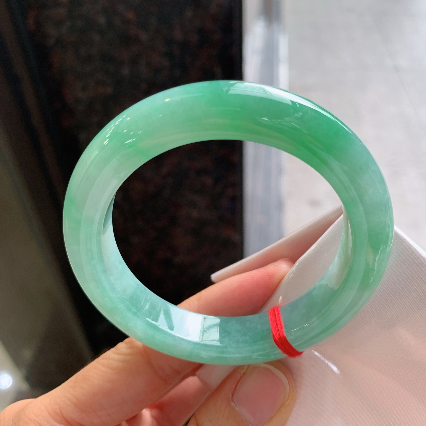 正圈飘绿 无裂 版型好