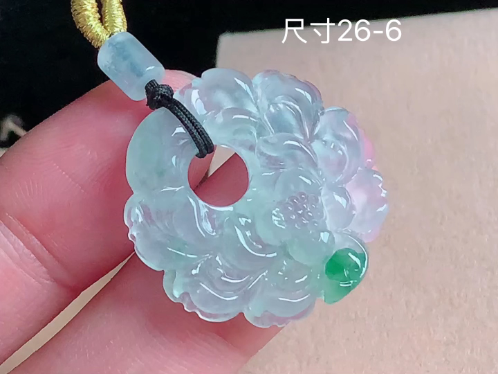 冰飘花莲花,无裂,尺寸26-6