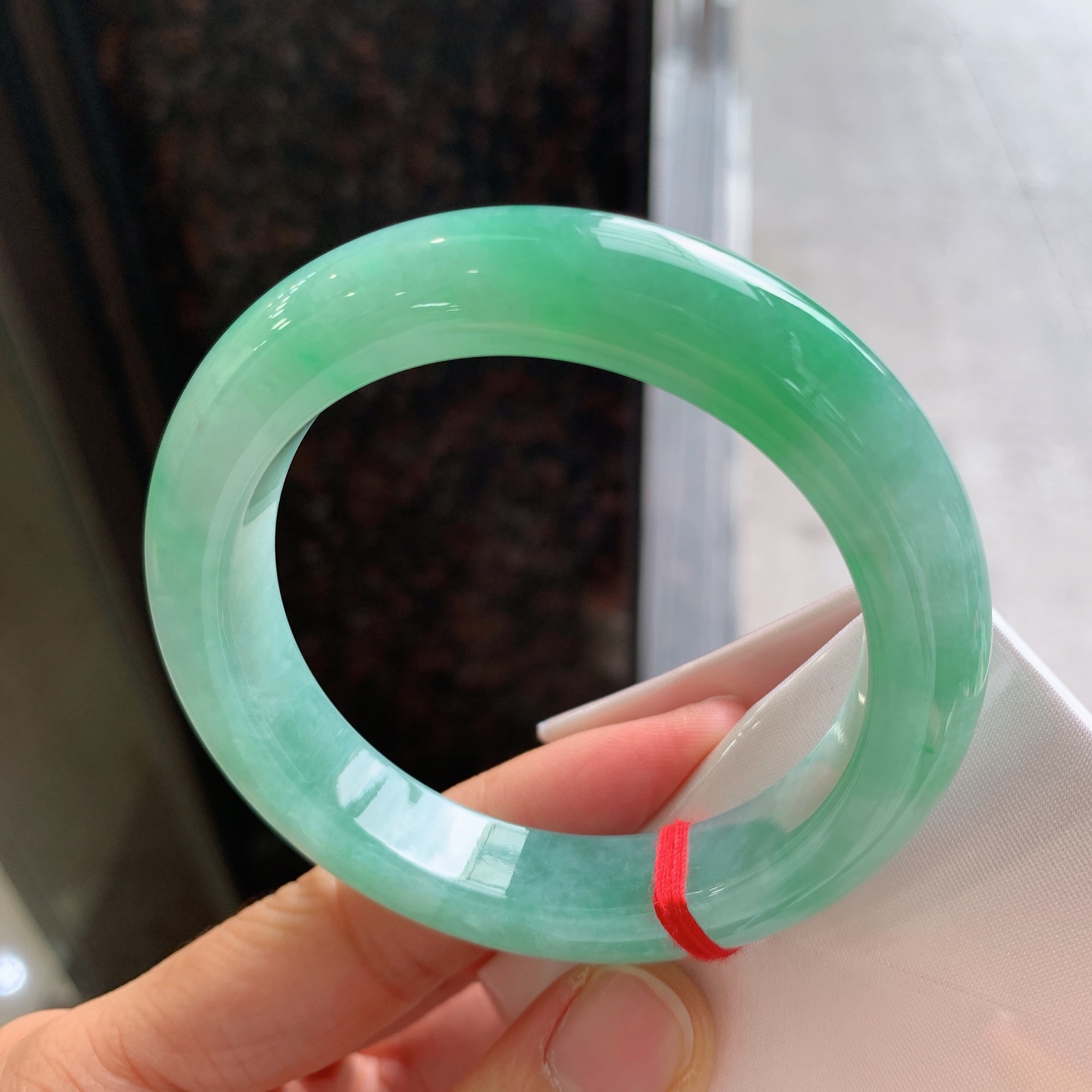 正圈飘绿 无裂 版型好