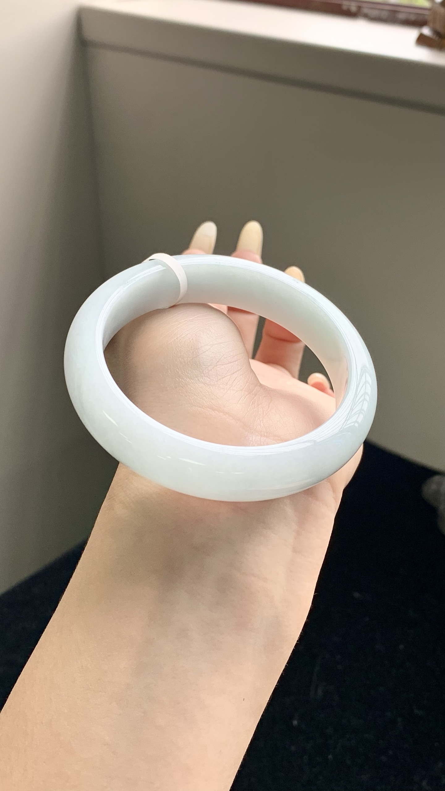 宽版晴底飘花正圈成品,HYC-21,尺寸：58-13.5-8