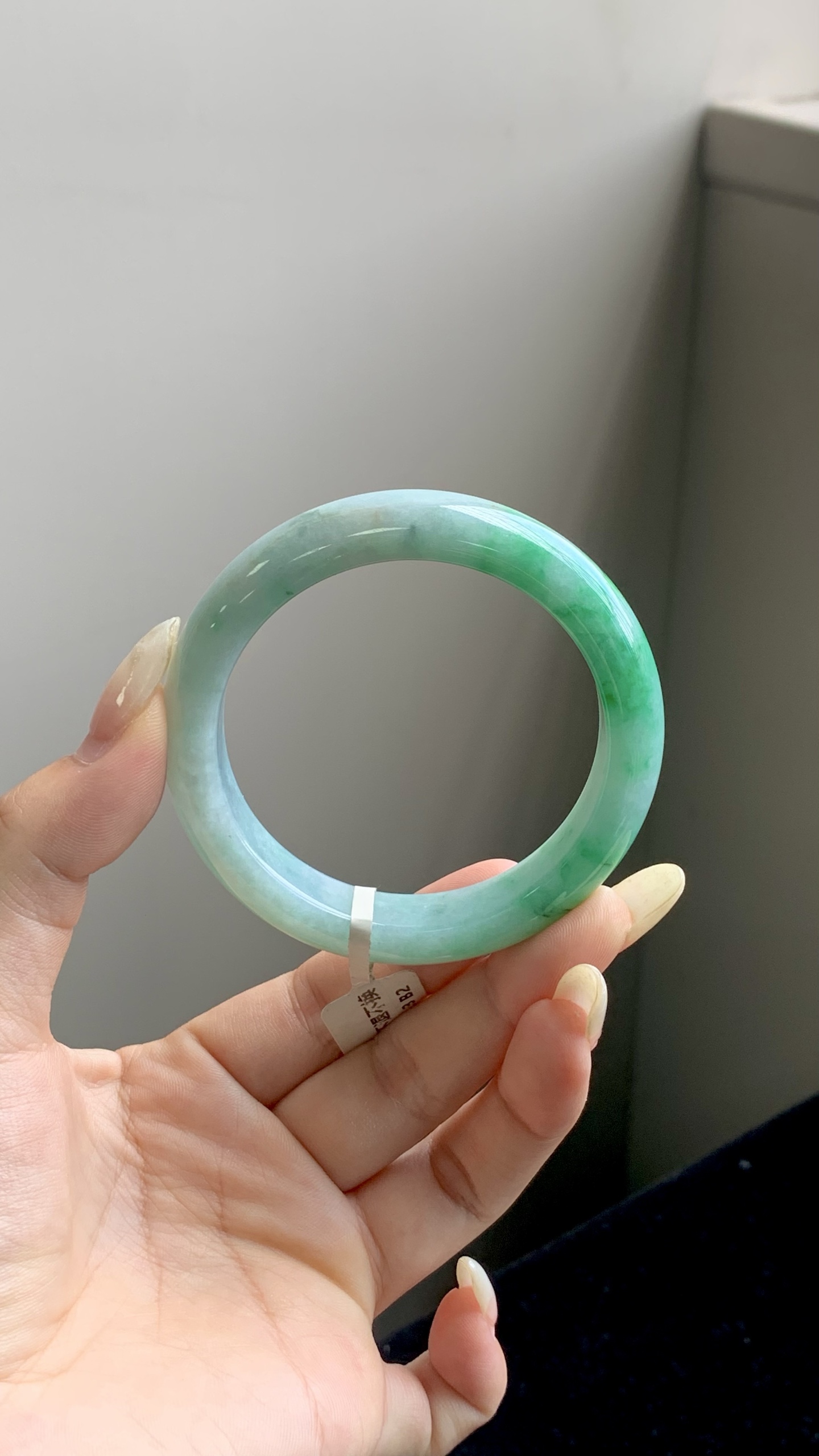 辣绿飘花正圈成品,HYY-9459,尺寸：52.5-12-8