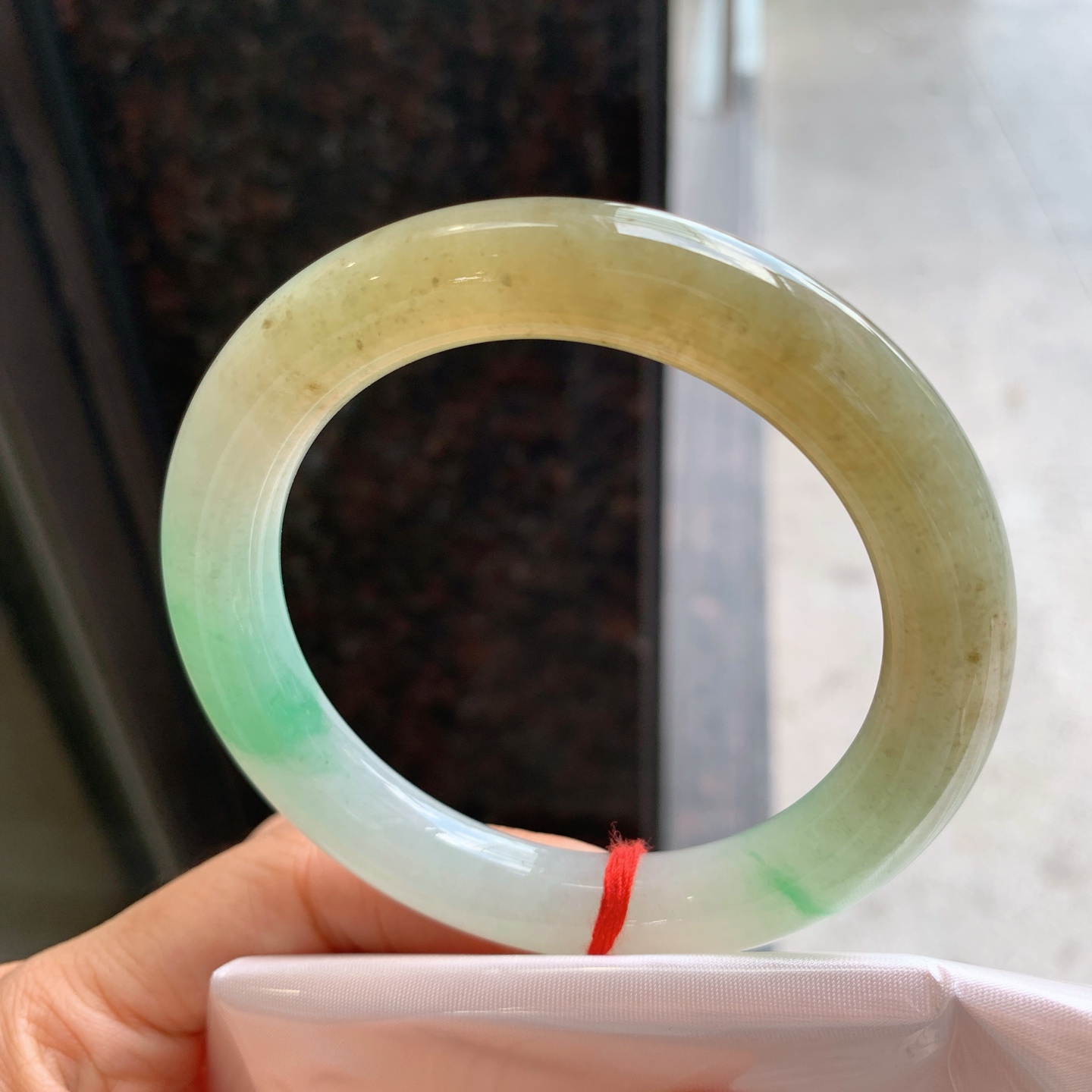 圆条双彩 无裂 特色料子