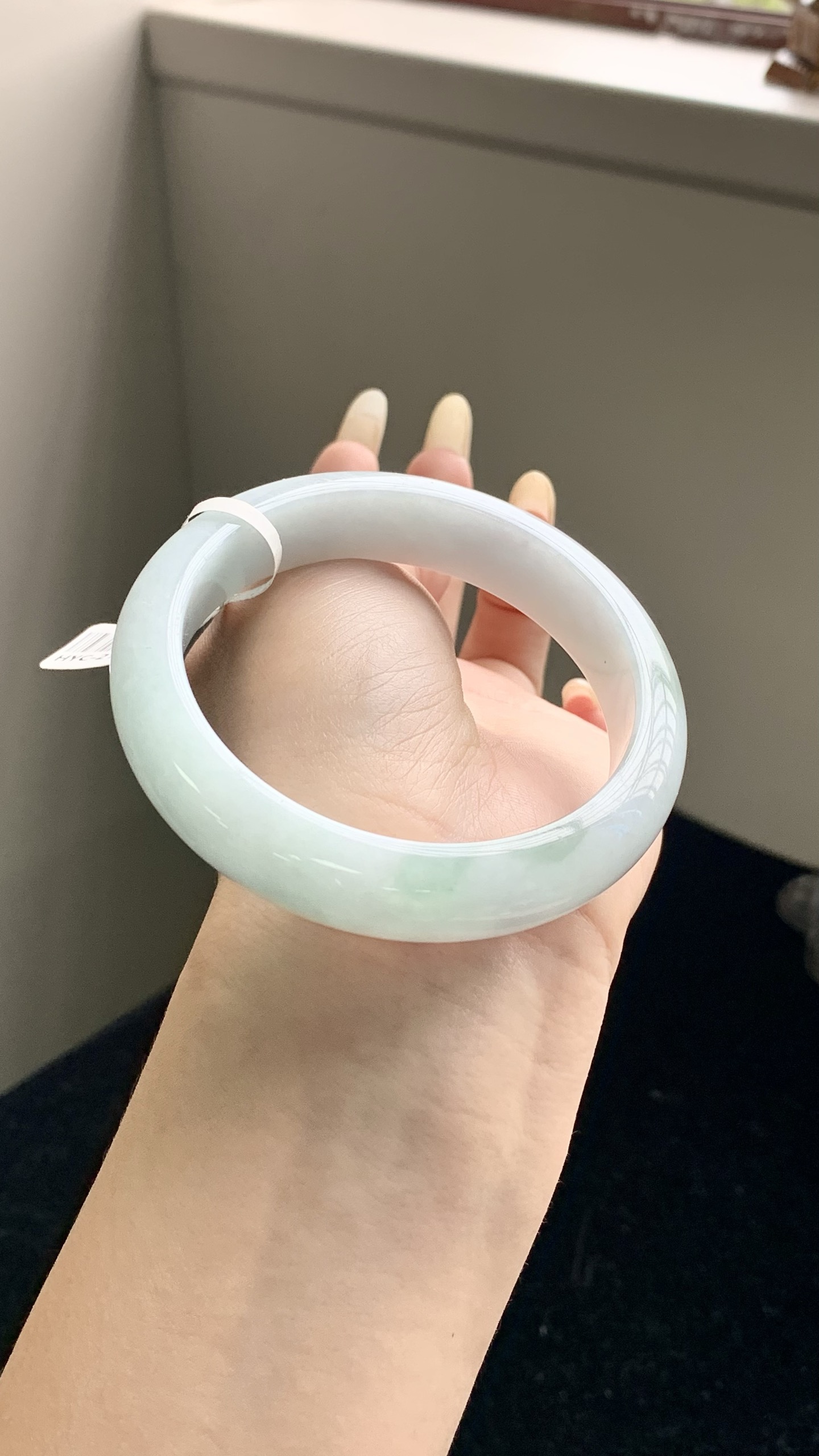 宽版晴底飘花正圈成品,HYC-21,尺寸：58-13.5-8