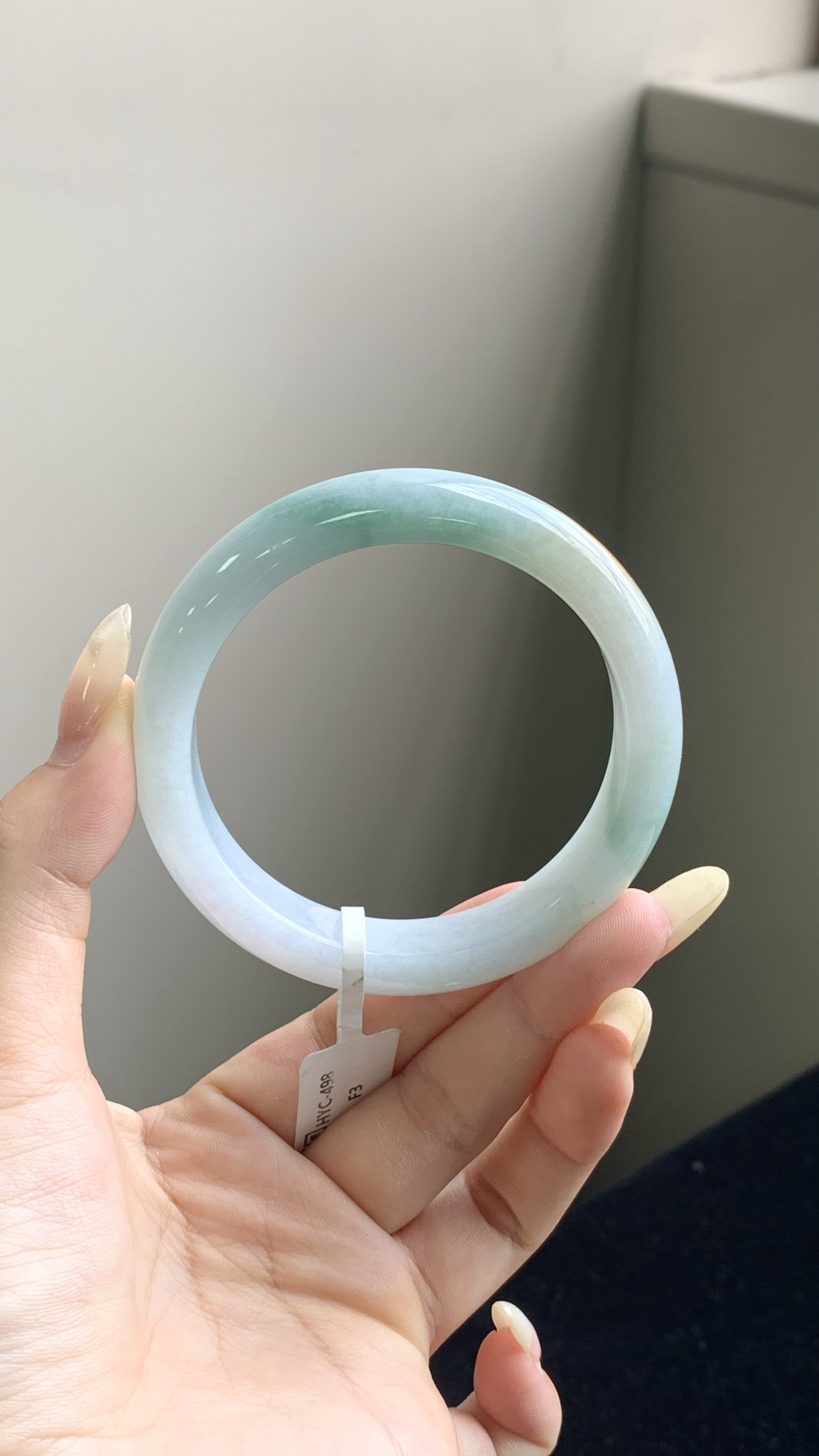 晴底飘花洒金正圈成品,HYC-498,尺寸：57-12-8.5