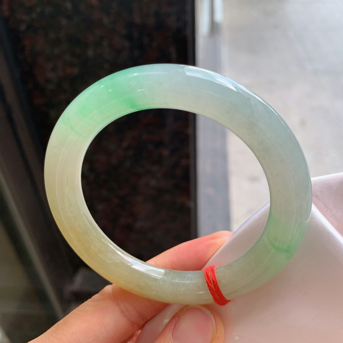 圆条双彩 无裂 特色料子