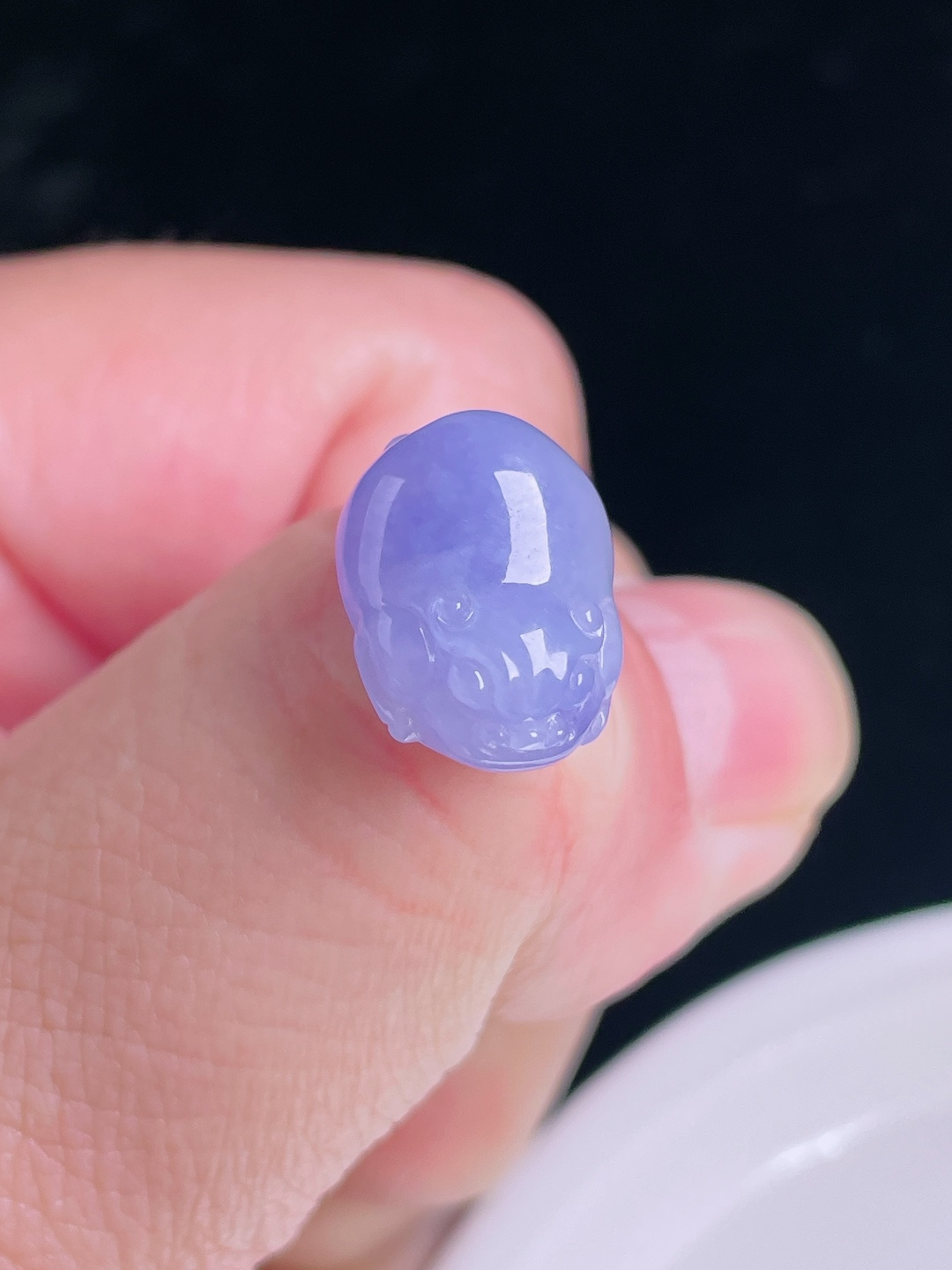 ️貔貅，老种起光，细底通透，尺寸：15.4/11.7/7.3mm0831