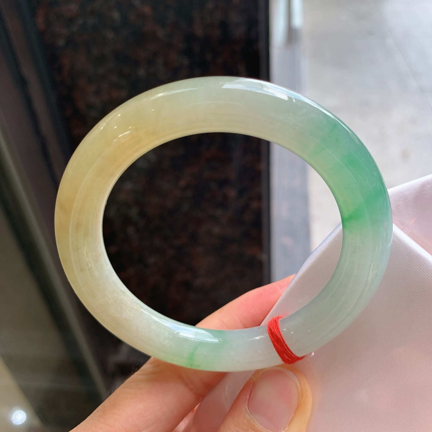 圆条双彩 无裂 特色料子