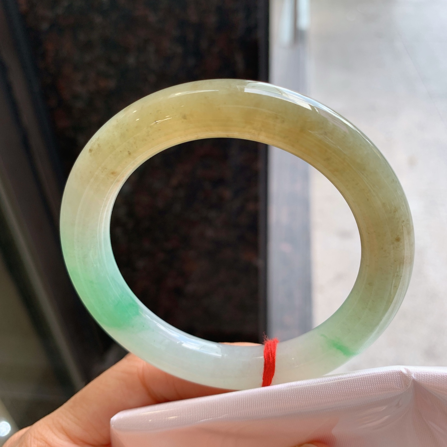 圆条双彩 无裂 特色料子