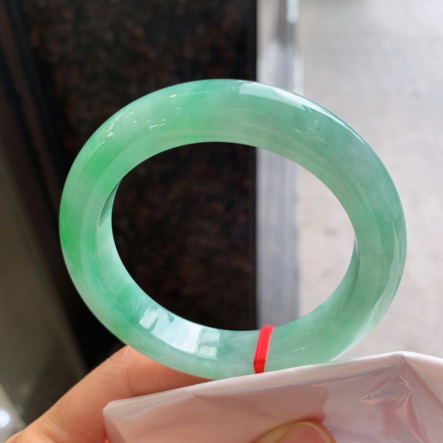 正圈飘绿 无裂 版型好