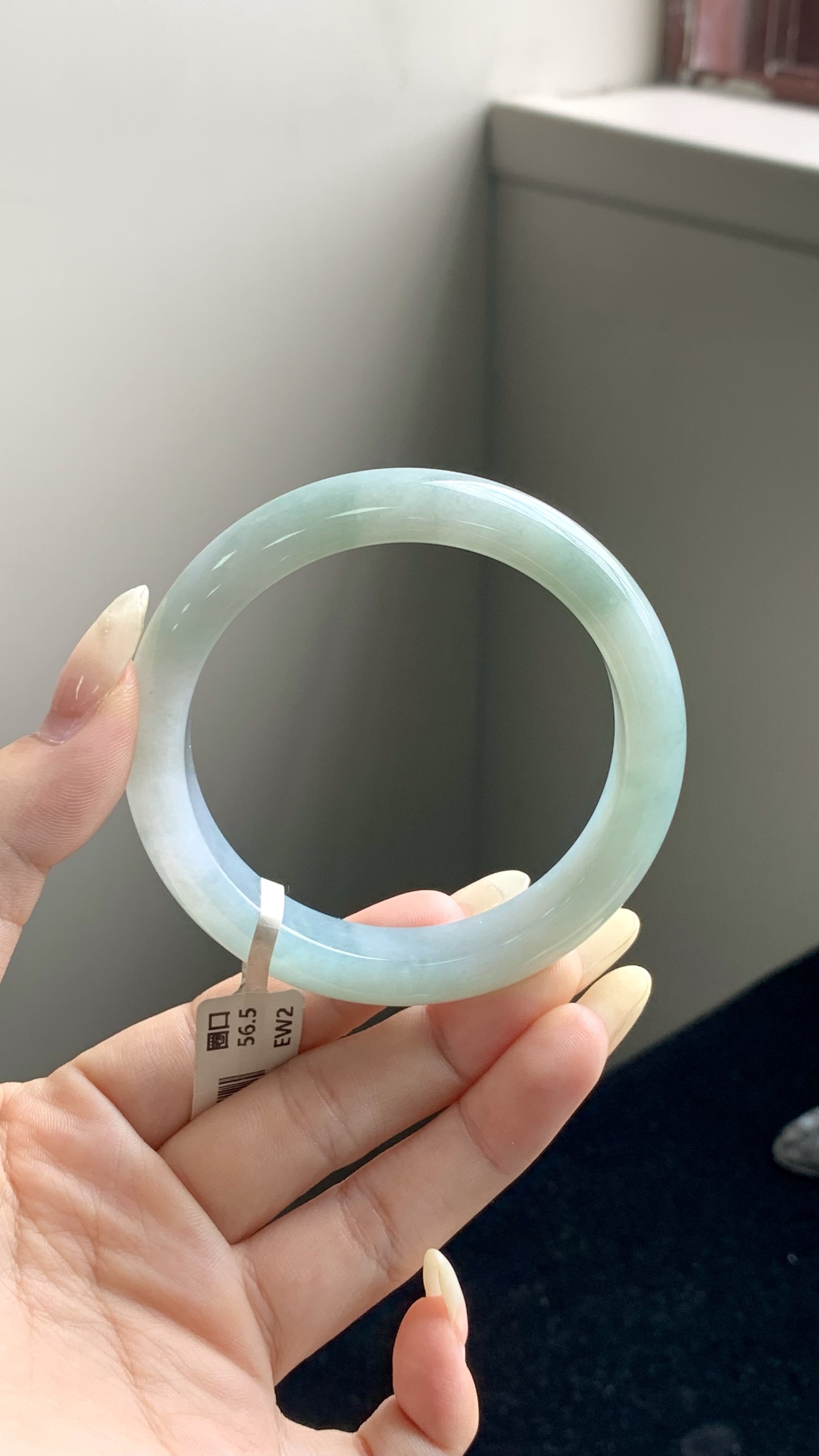 晴底飘花正圈成品,HYY-4959,尺寸：56.5-11.5-8.5