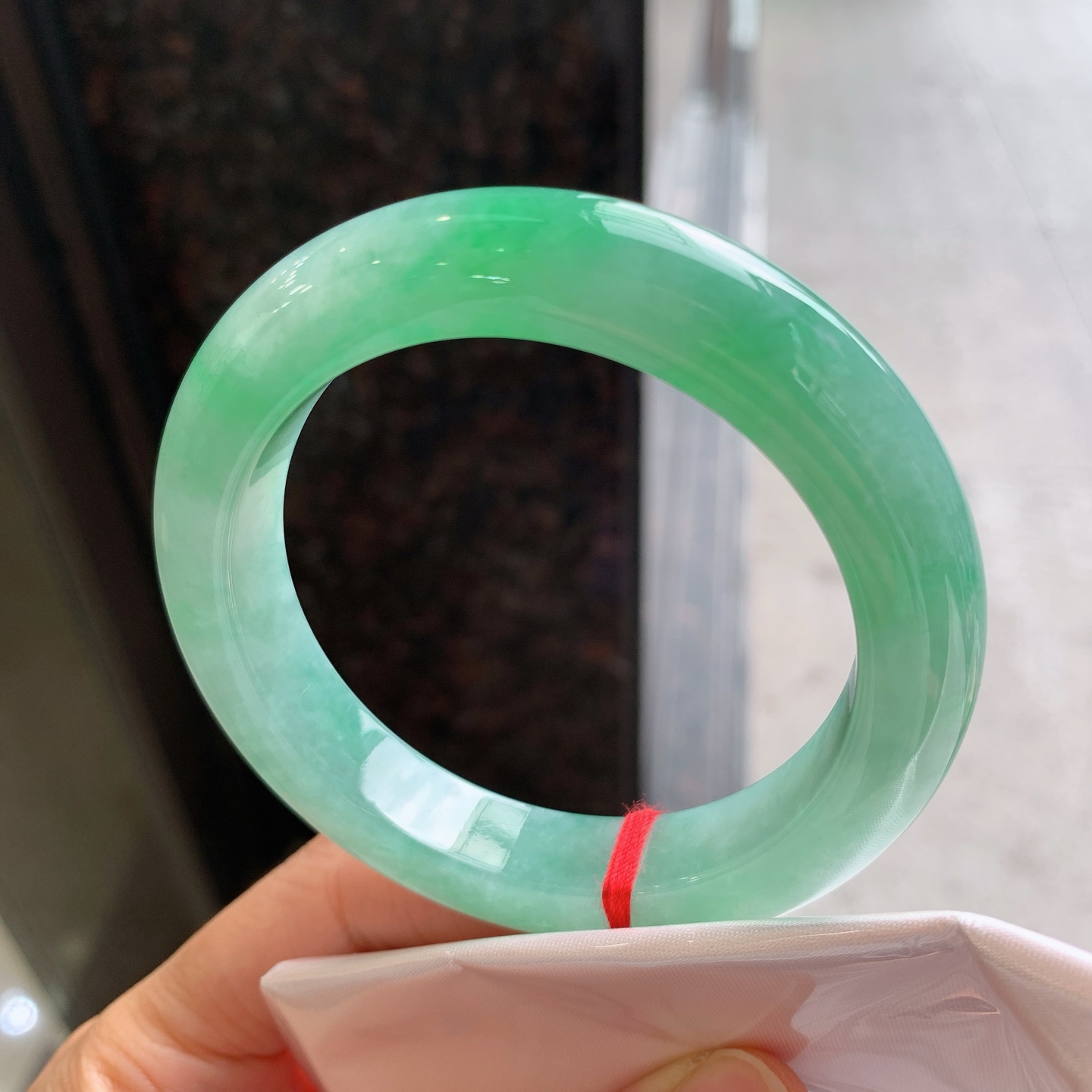 正圈飘绿 无裂 版型好