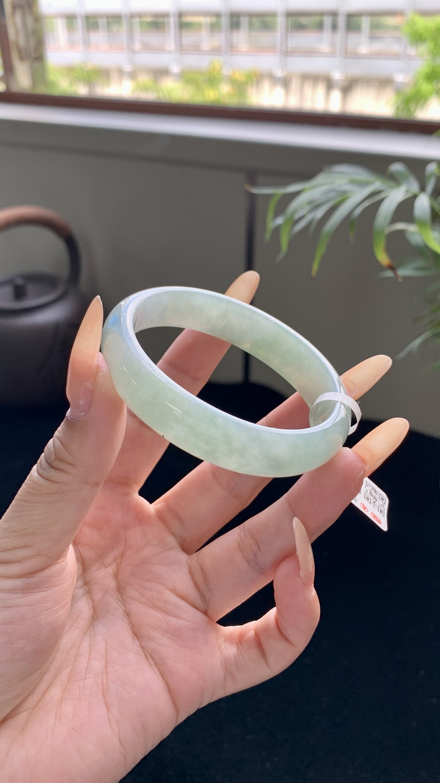 晴底飘绿贵妃成品,HYY-4803,尺寸：53-45.5-13-7