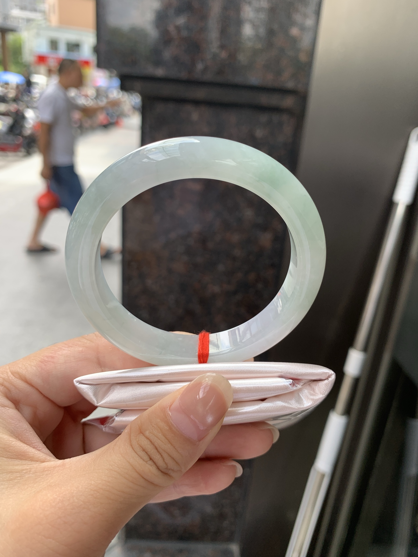 淡春彩正圈,0831-N1470,打灯内圈细纹，打灯色线