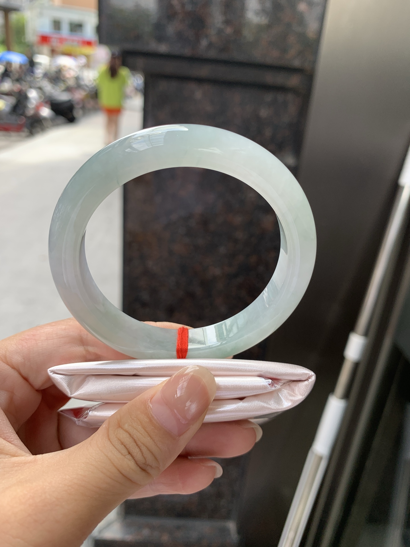 淡春彩正圈,0831-N1470,打灯内圈细纹，打灯色线