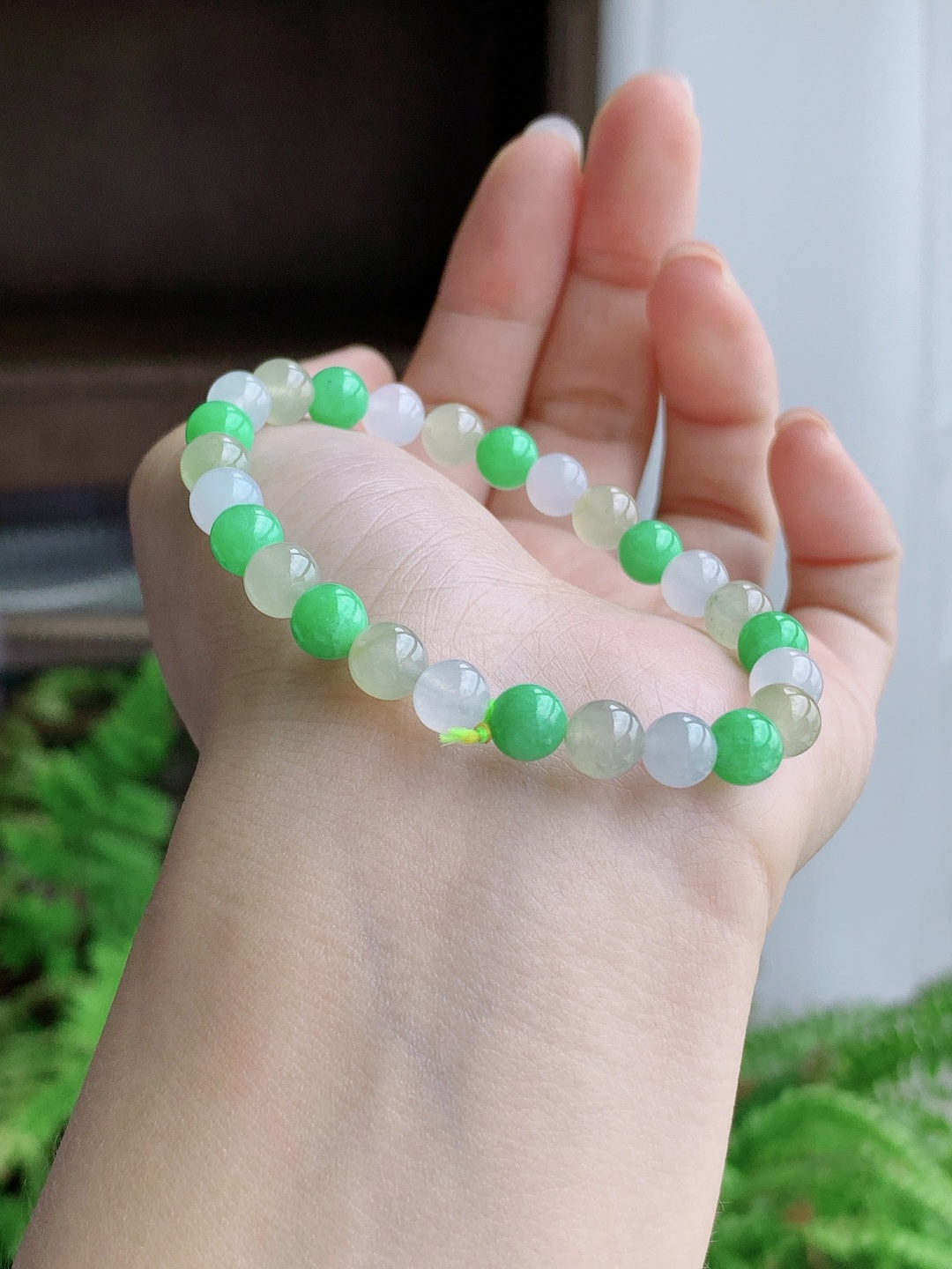 【珠子】冰多宝手串圆珠珠子手串【说明】性比高【尺寸】6.6mm【重量】13克