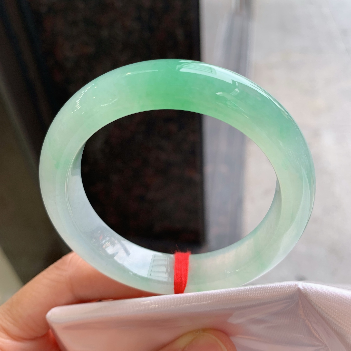 正圈冰飘绿 无裂 种色俱佳