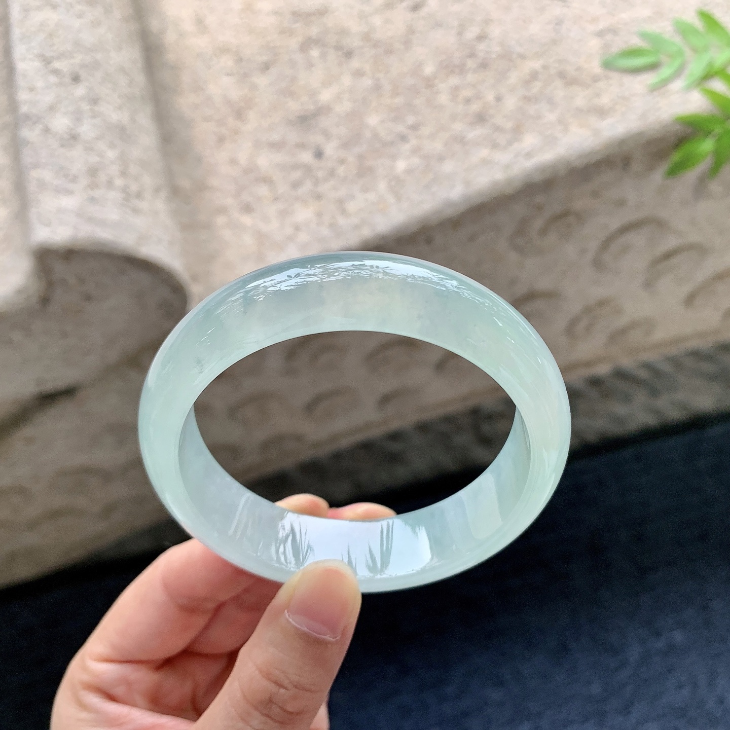 正圈，冰晴底，清透，水润，种老，细腻，无裂，编码C5083113