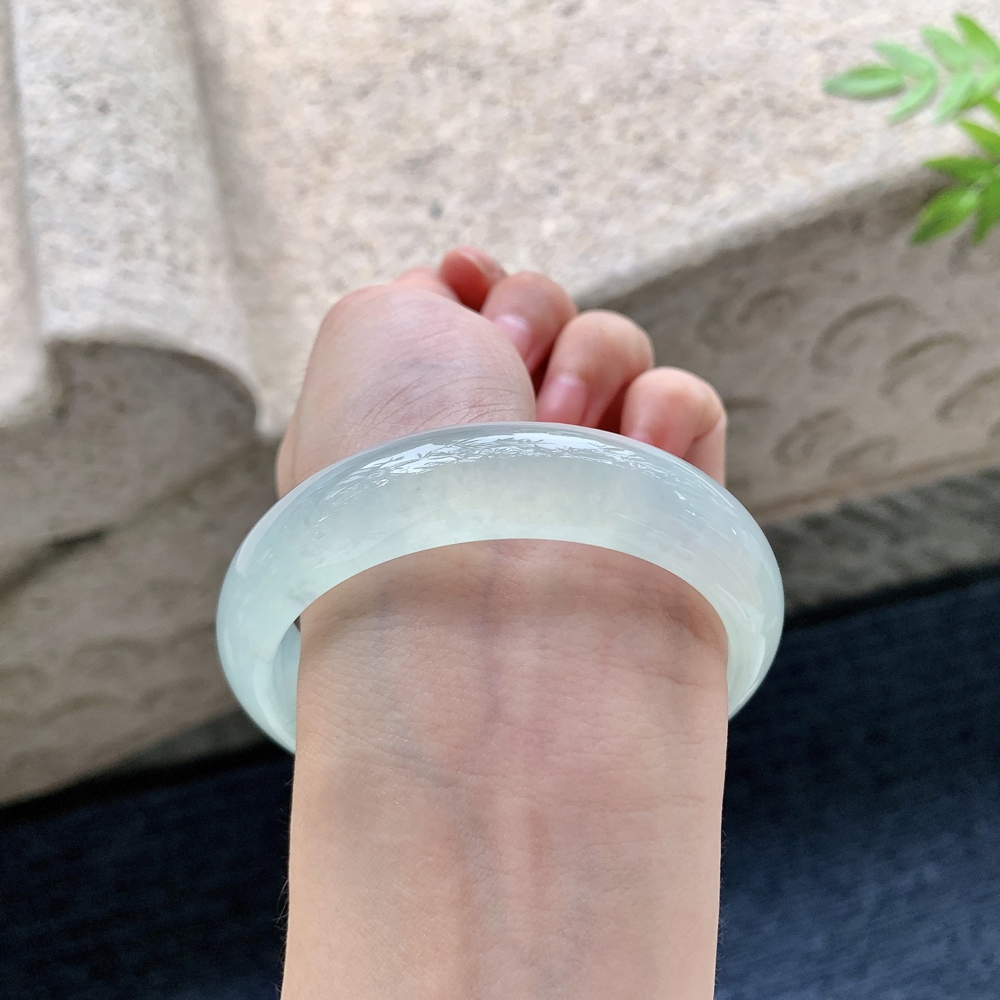 正圈，冰晴底，清透，水润，种老，细腻，无裂，编码C5083113
