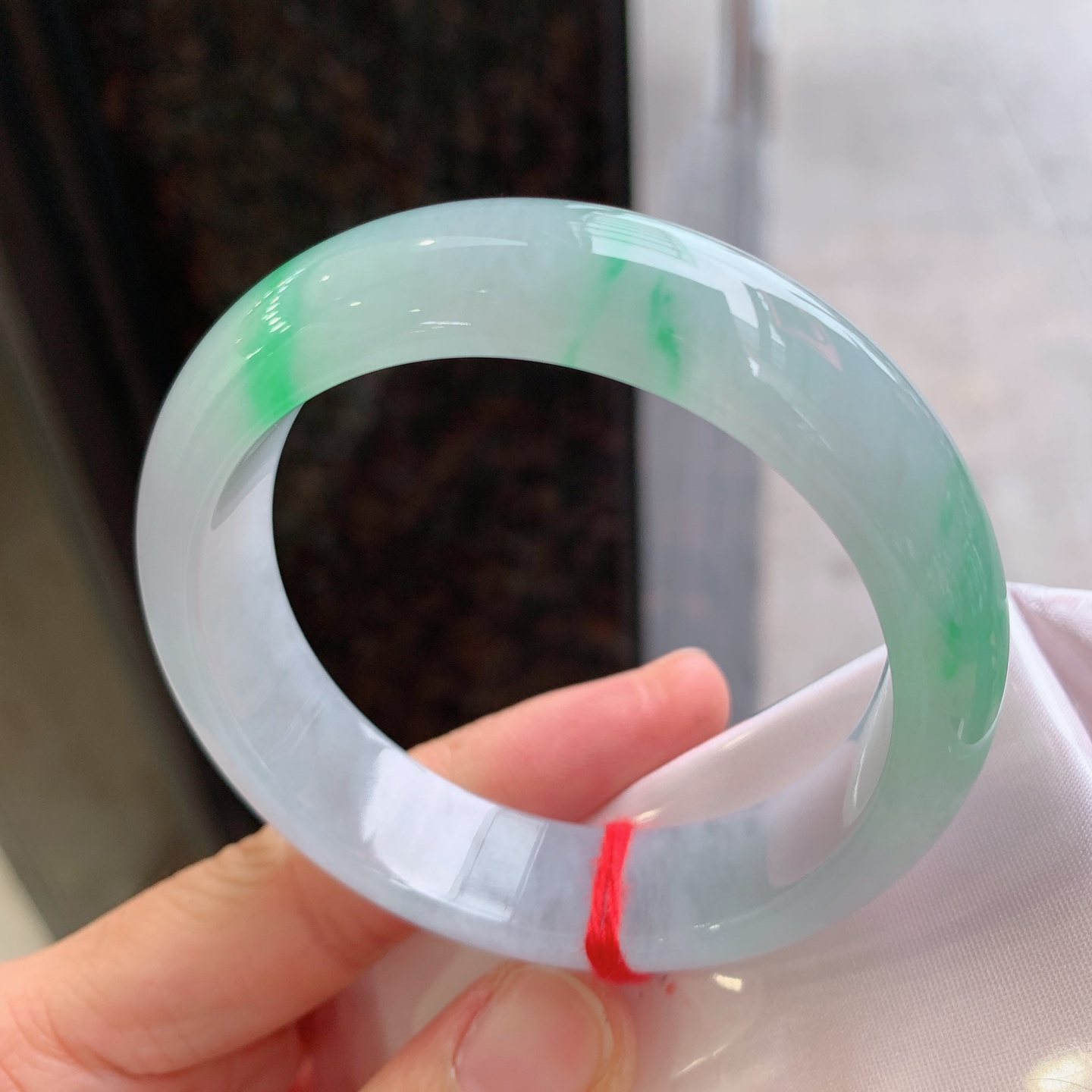 正圈冰飘绿 微棉 版型好