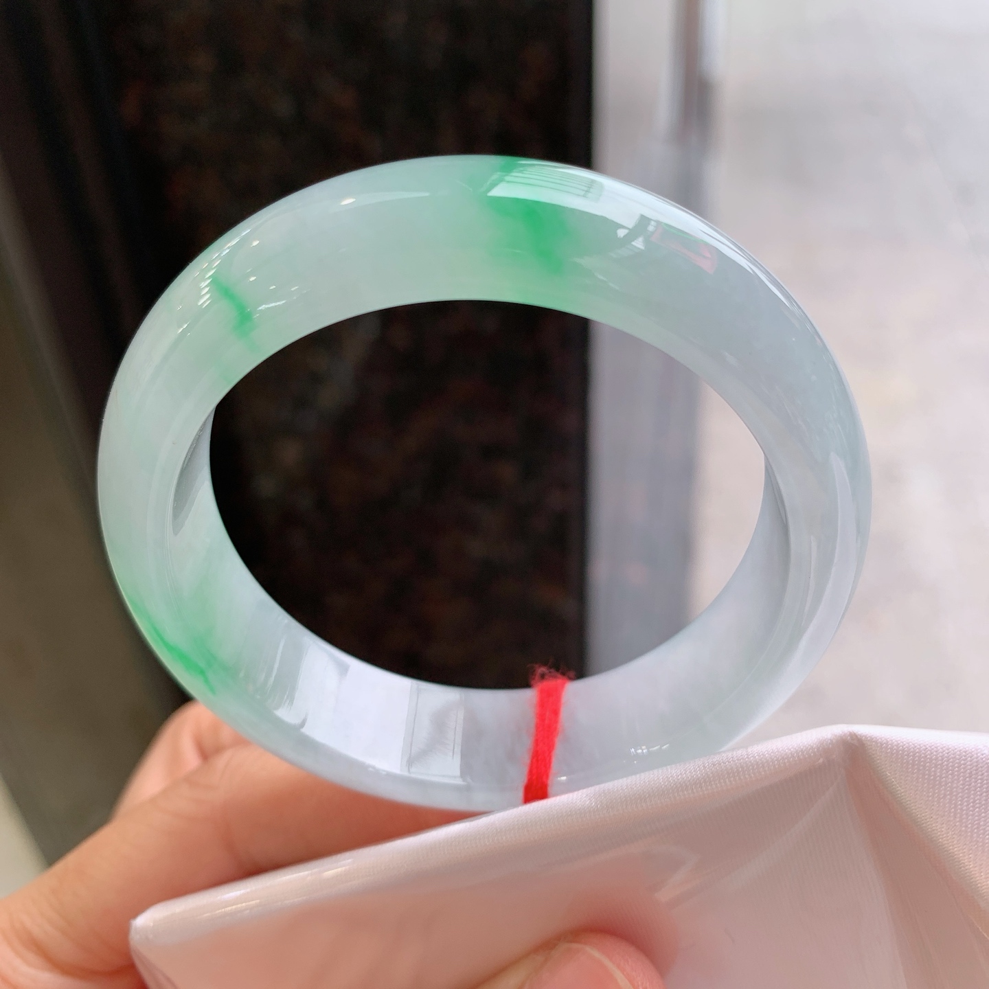 正圈冰飘绿 微棉 版型好