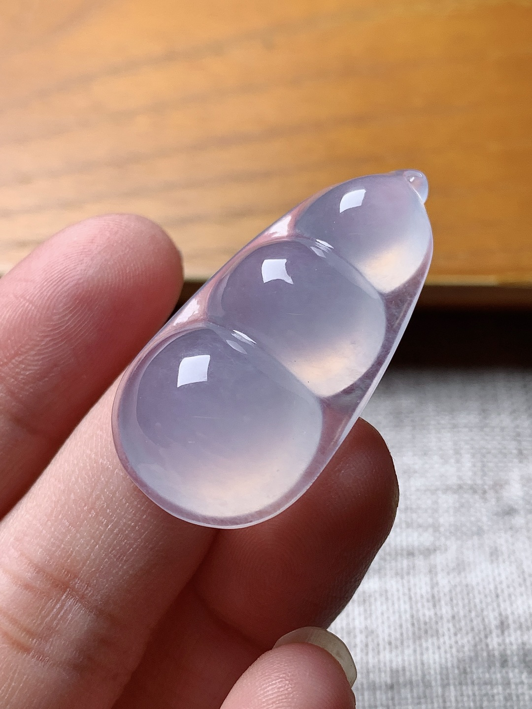 冰紫福豆，水润种老 0901 尺寸35.1*18*9.4