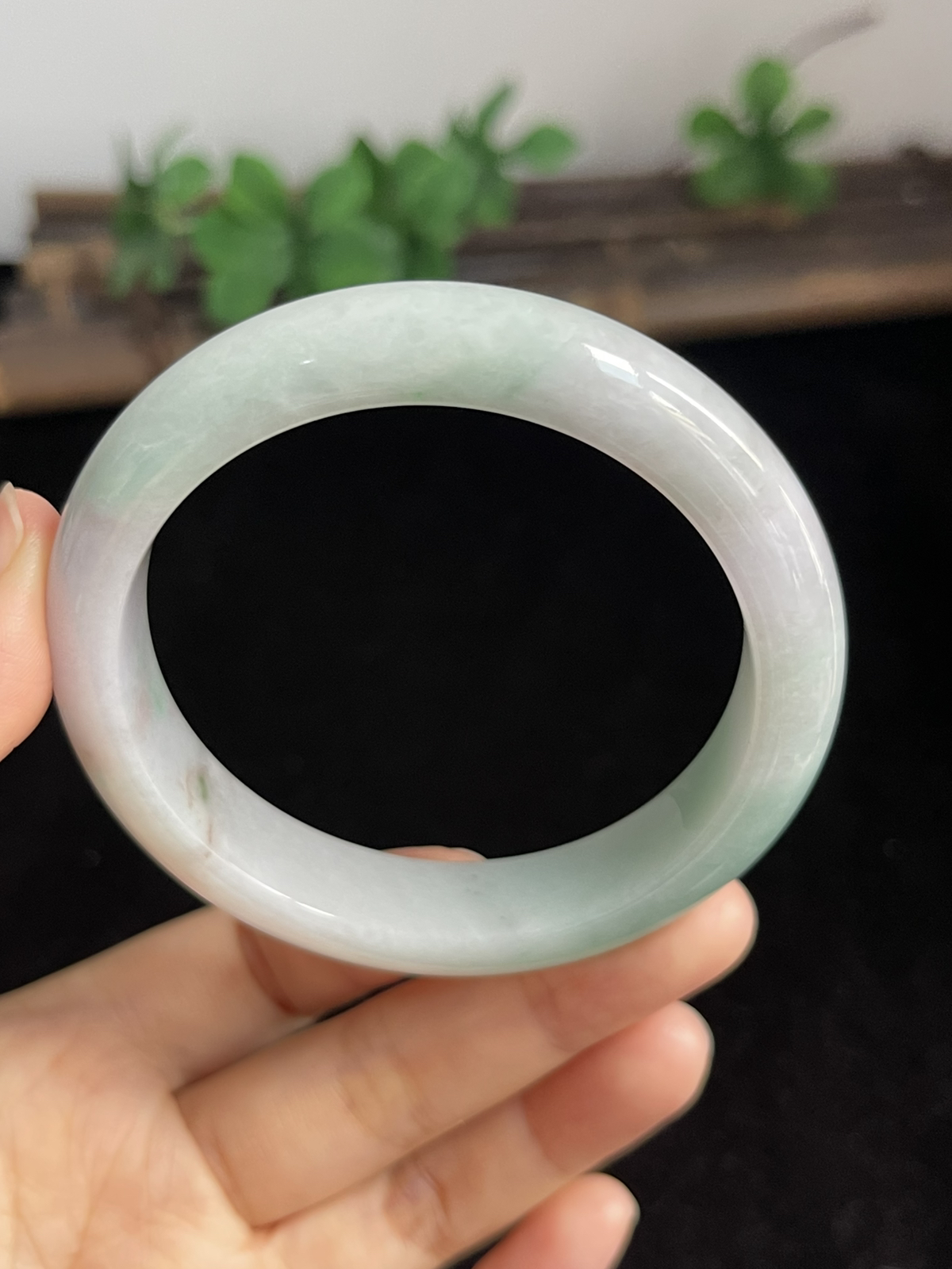 正圈55.7圈口，翡翠手镯