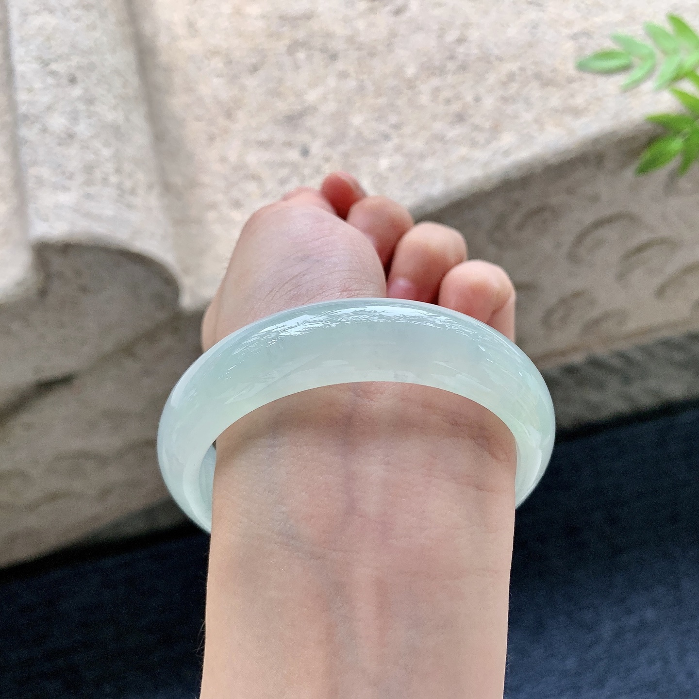 正圈，冰晴底，清透，水润，种老，细腻，无裂，编码C5083113