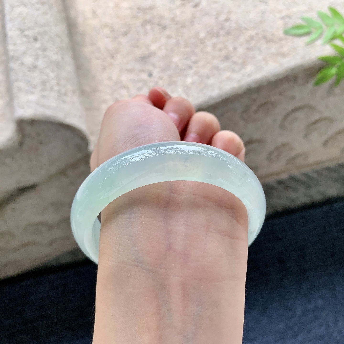 正圈，冰晴底，清透，水润，种老，细腻，无裂，编码C5083113