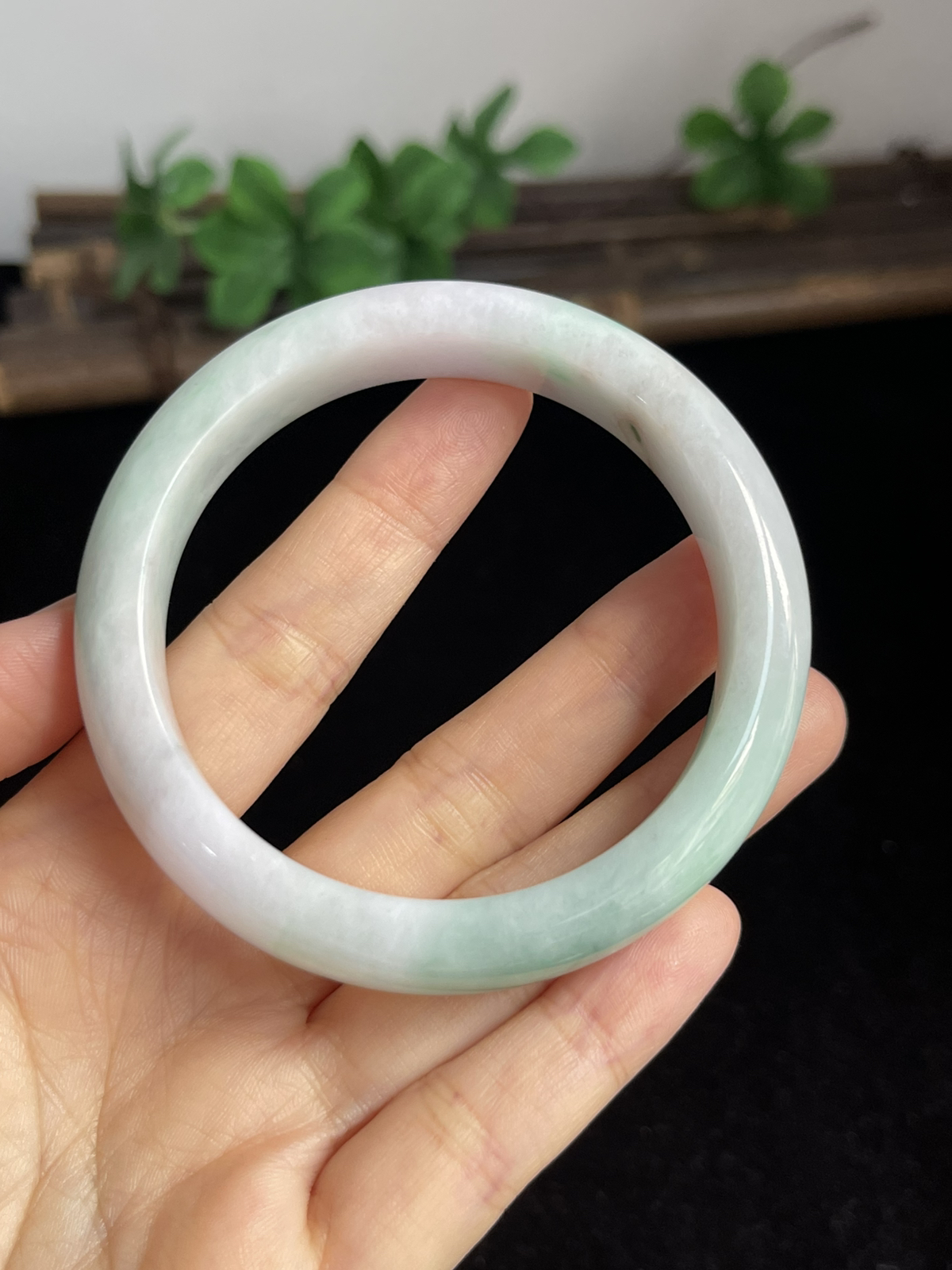 正圈55.7圈口，翡翠手镯