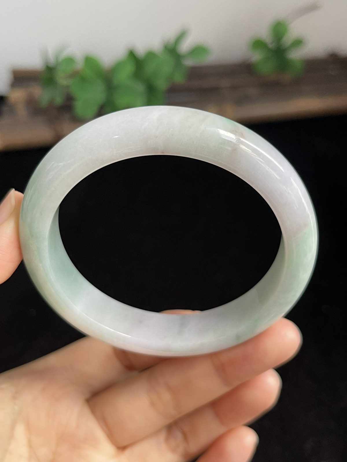 正圈55.7圈口，翡翠手镯