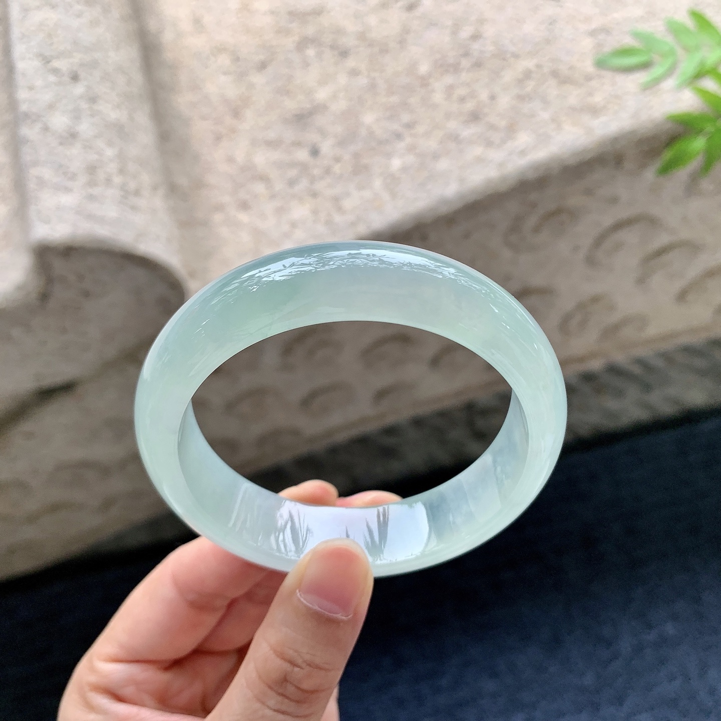 正圈，冰晴底，清透，水润，种老，细腻，无裂，编码C5083113