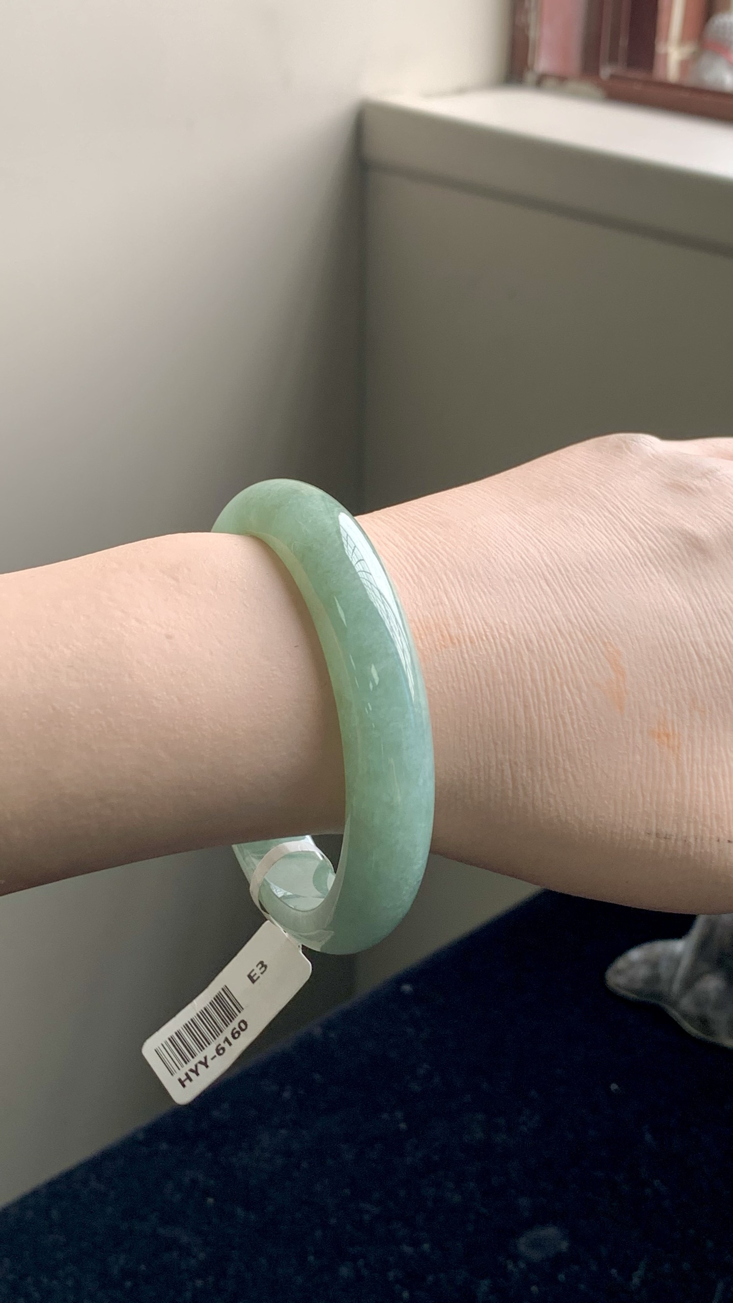 湖水绿正圈成品 HYY-6160 尺寸：57-12.5-7.5