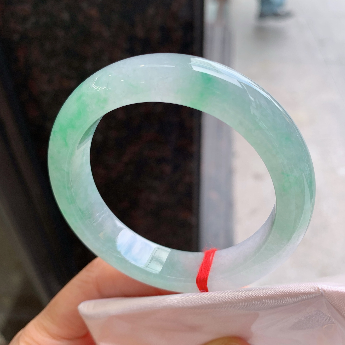正圈冰飘绿 无裂 种色俱佳