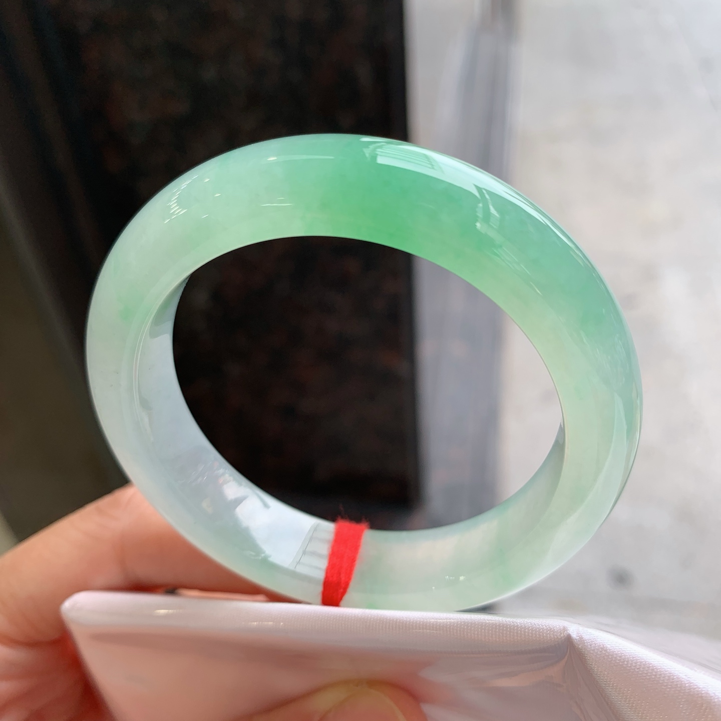 正圈冰飘绿 无裂 种色俱佳