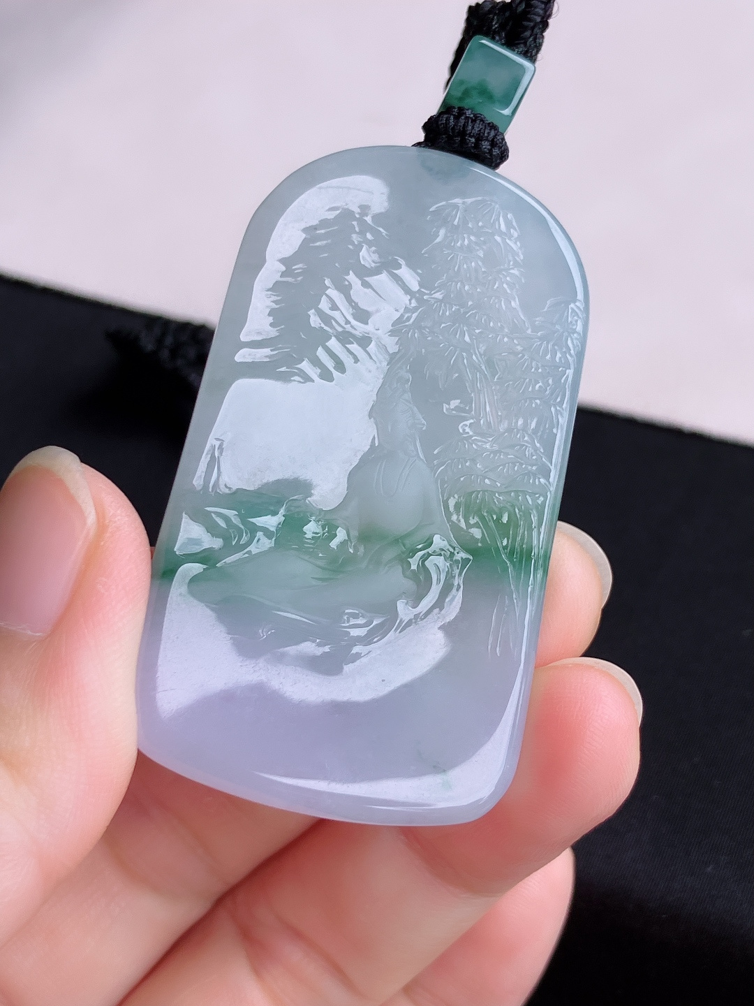 双彩观音，意境美，尺寸54/31.8/5.6/自然光实拍