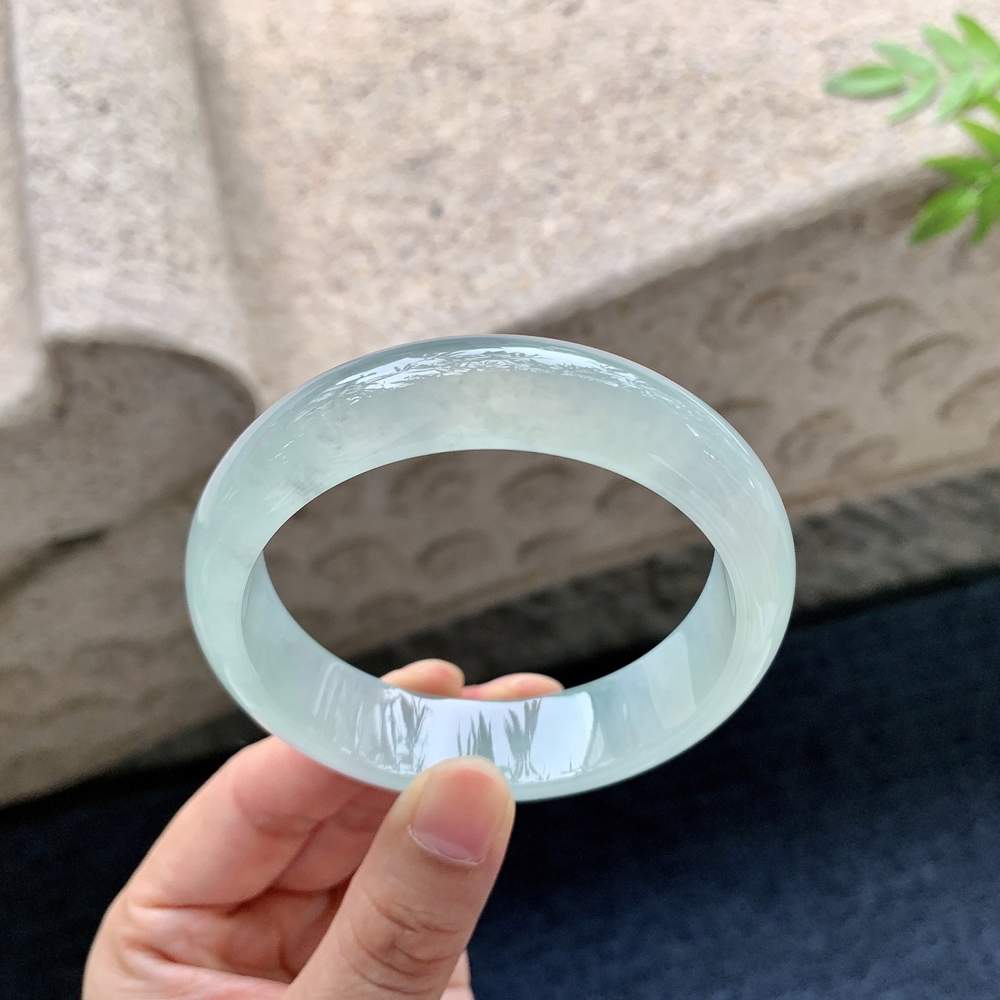 正圈，冰晴底，清透，水润，种老，细腻，无裂，编码C5083113