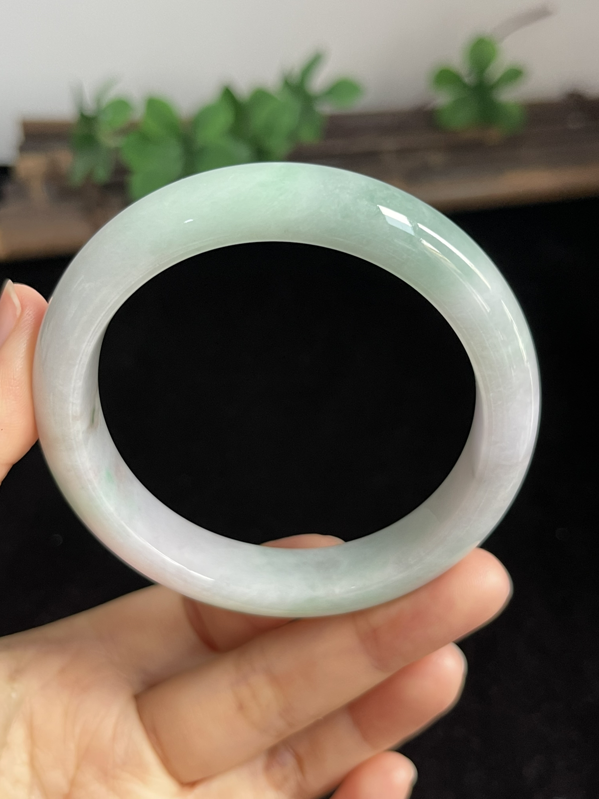 正圈55.7圈口，翡翠手镯