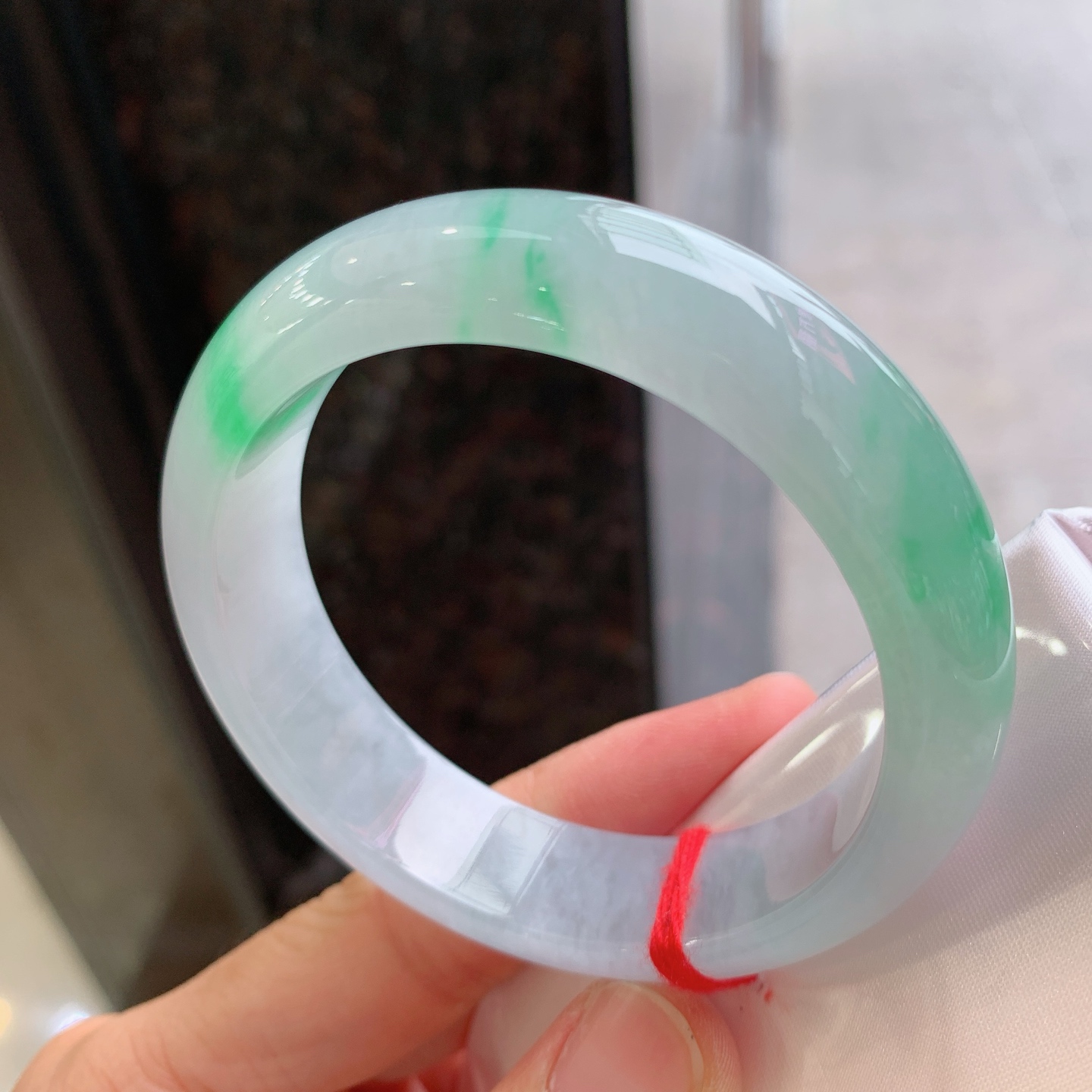 正圈冰飘绿 微棉 版型好