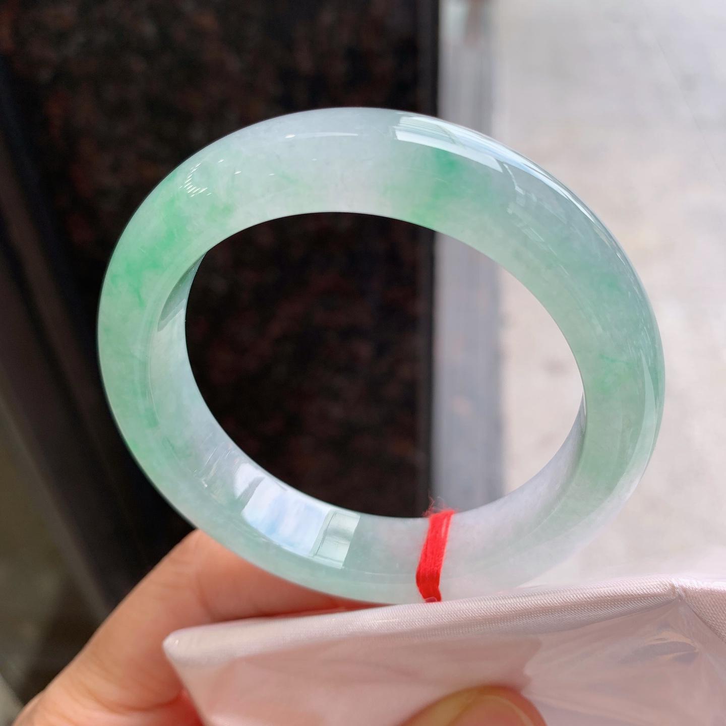 正圈冰飘绿 无裂 种色俱佳