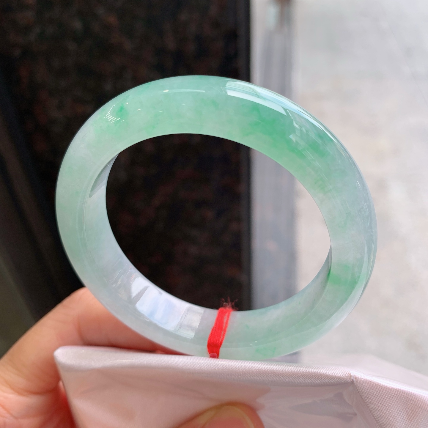 正圈冰飘绿 无裂 种色俱佳