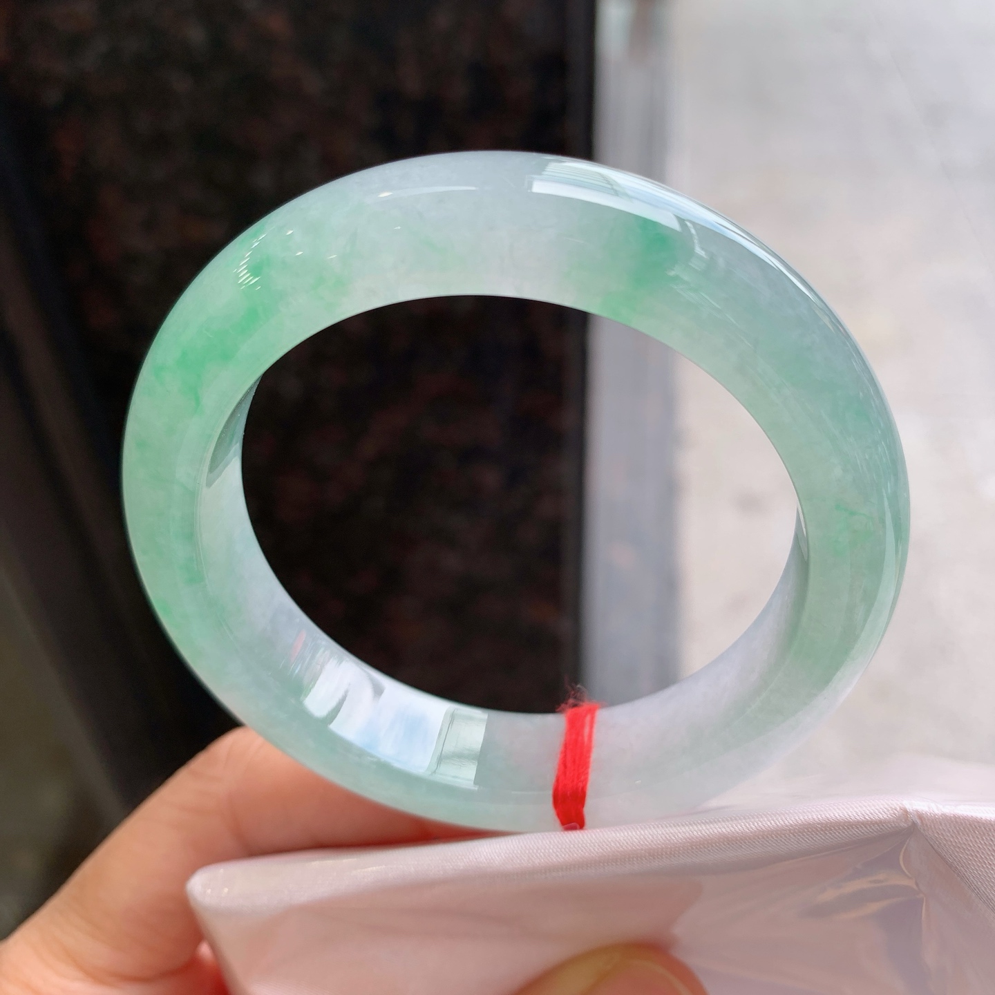 正圈冰飘绿 无裂 种色俱佳